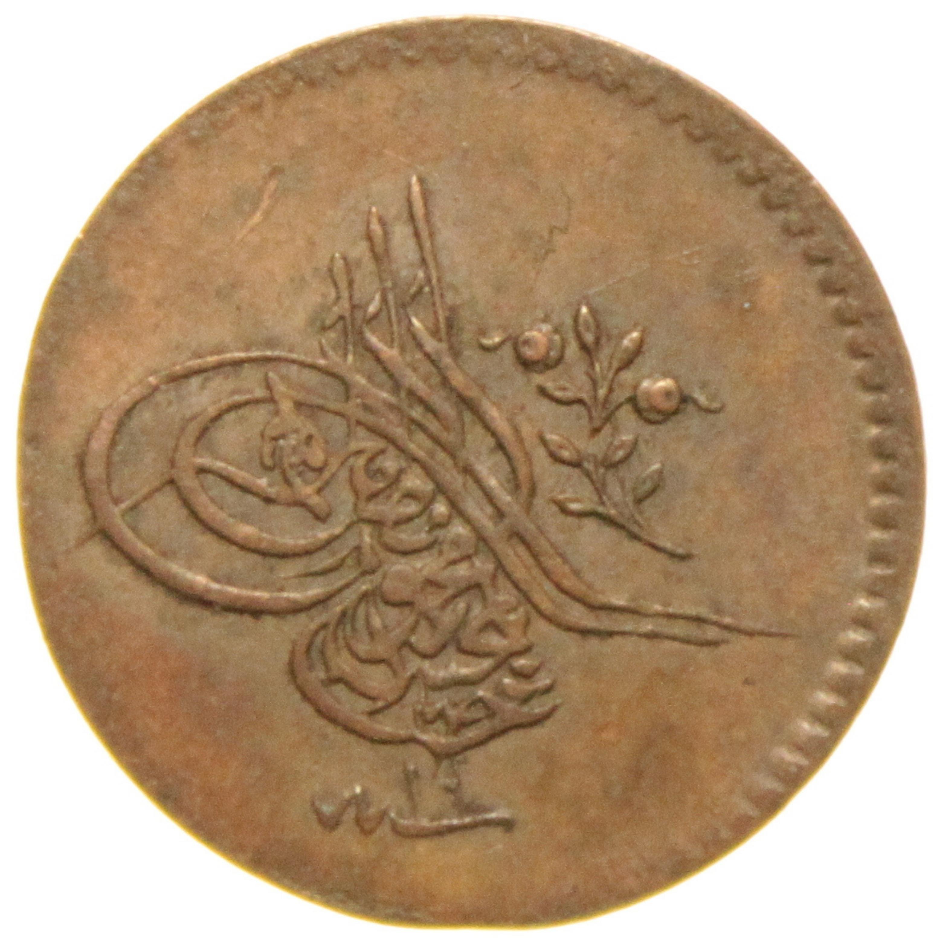 Sultan Abdülmecid 1255/19 Bakır 1 Para - Çil Altı - ÇA