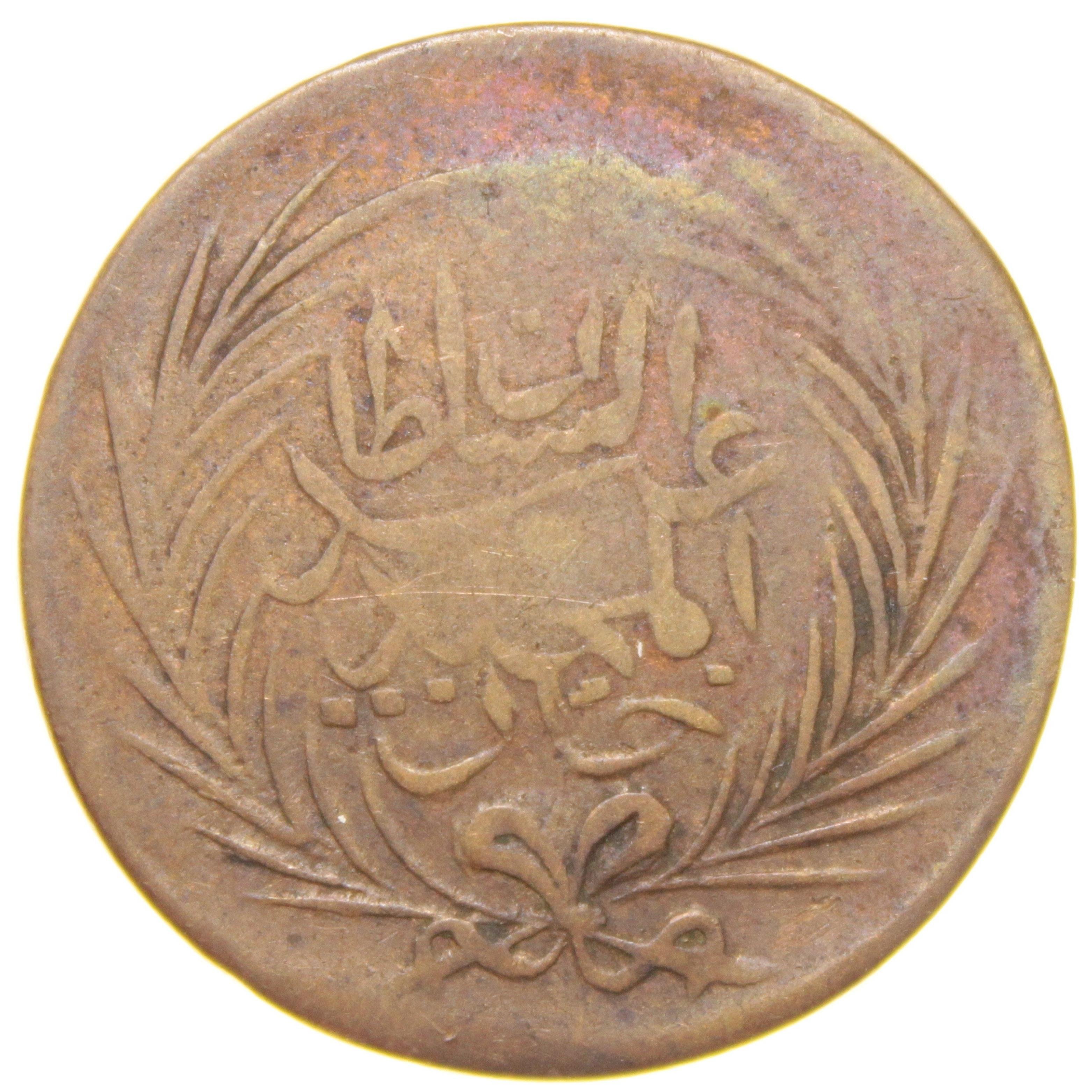Sultan Abdülmecid - Tunus - 1265 Bakır 3 Nasri - Çok Temiz - ÇT - Nadir - R (OM156)