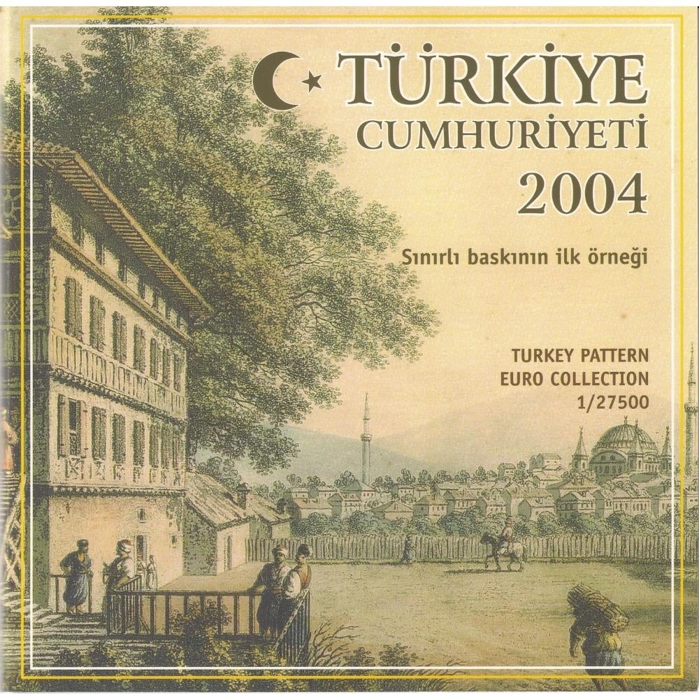 Türkiye Cumhuriyeti Euro Deneme Para Seti  - 2004