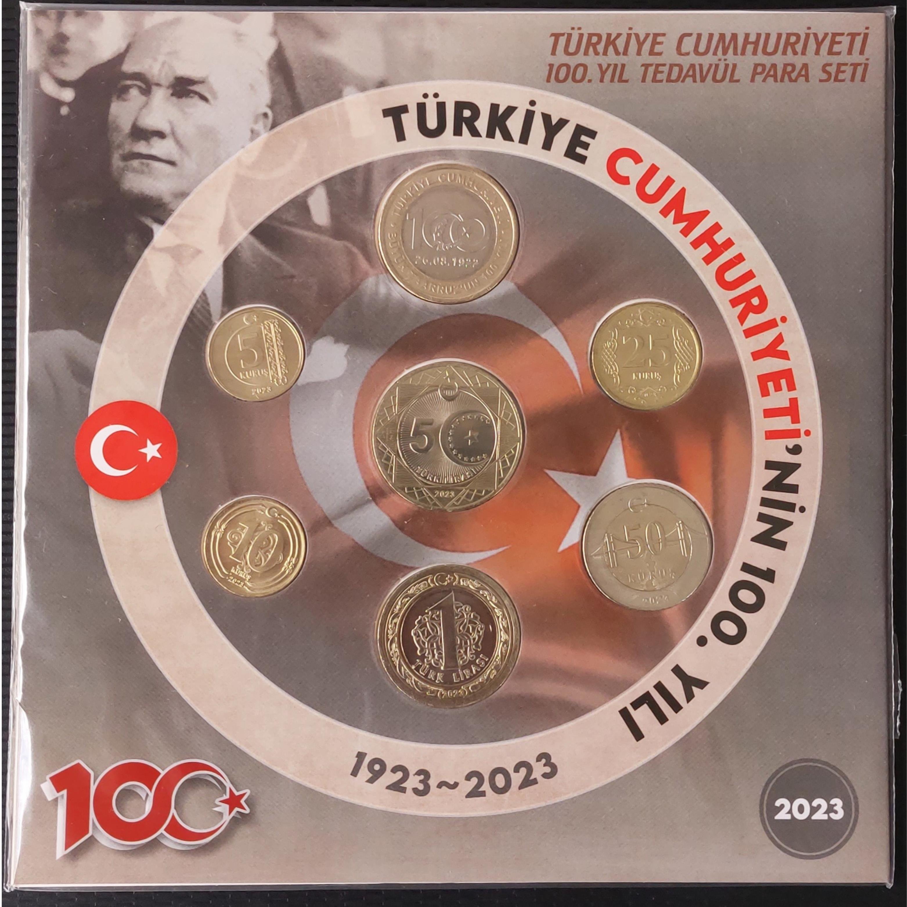 Türkiye Cumhuriyetinin 100. Yılı Özel Para Seti - 2023 (PS3)