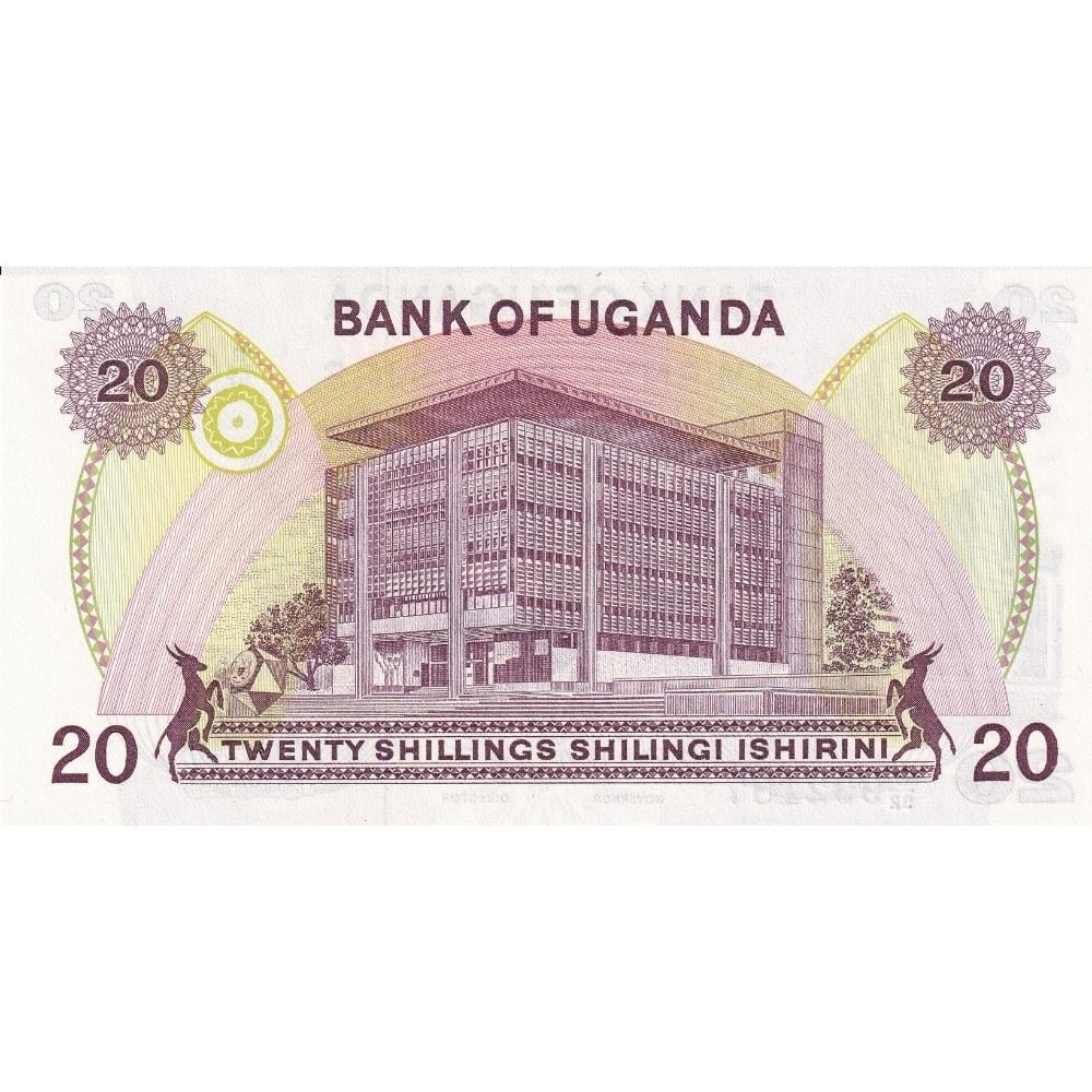 Uganda 20 Şilin - 1979 - ÇİL
