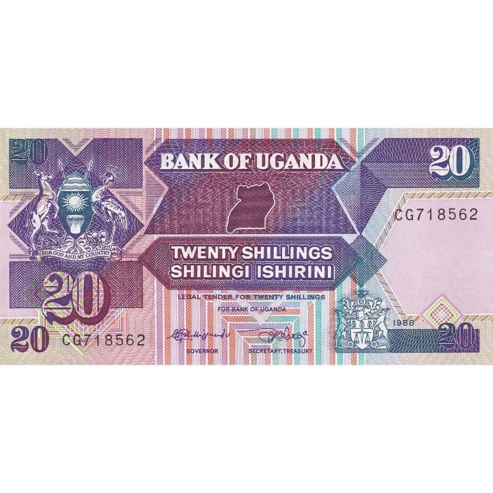 Uganda 20 Şilin - 1988 - ÇİL