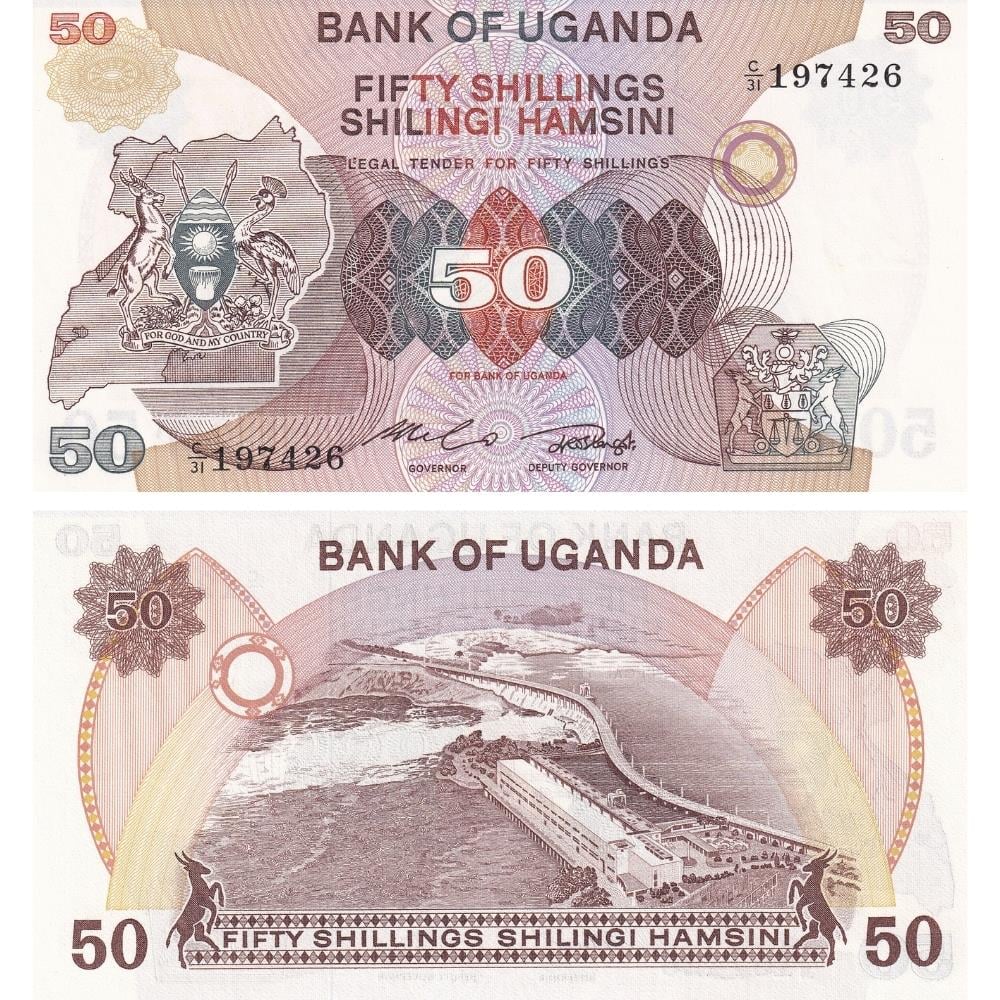 Uganda 50 Şilin - 1982 - ÇİL