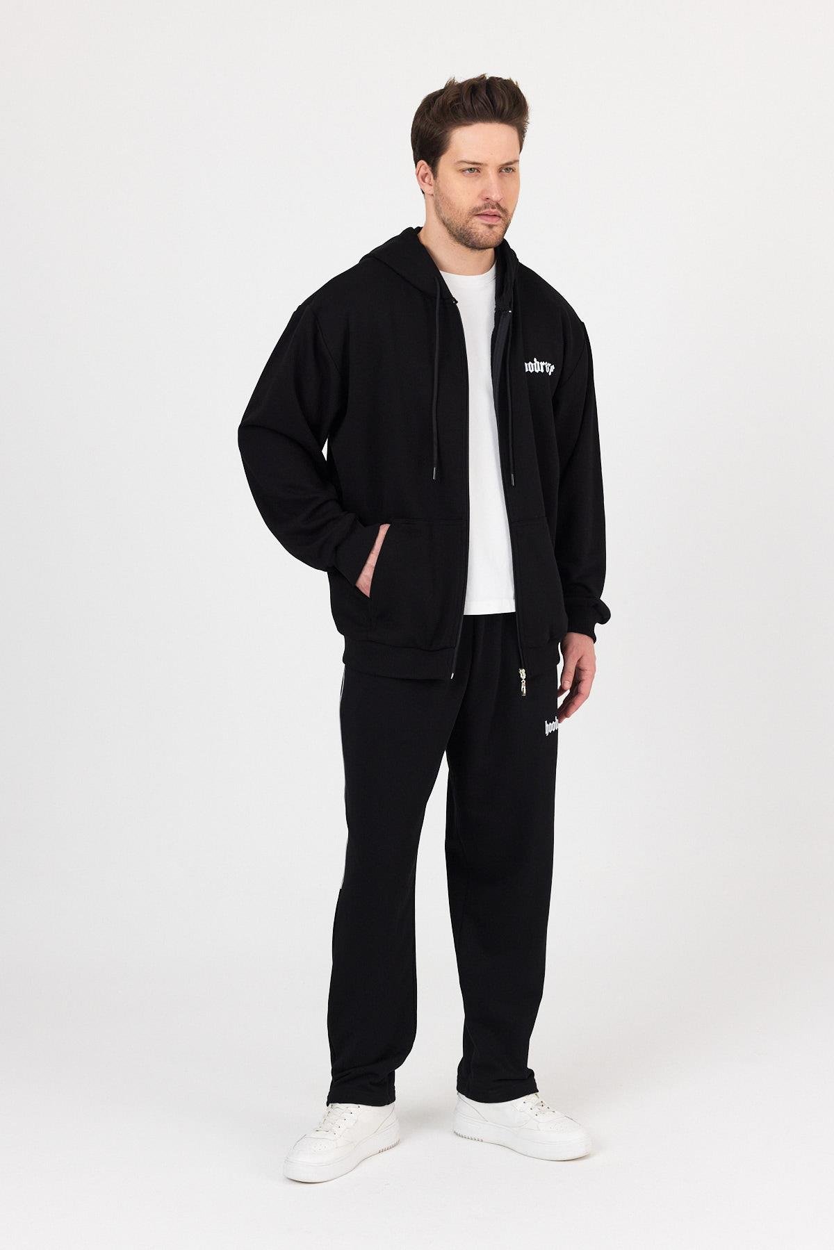 Erkek Basic Kapüşonlu Sweat