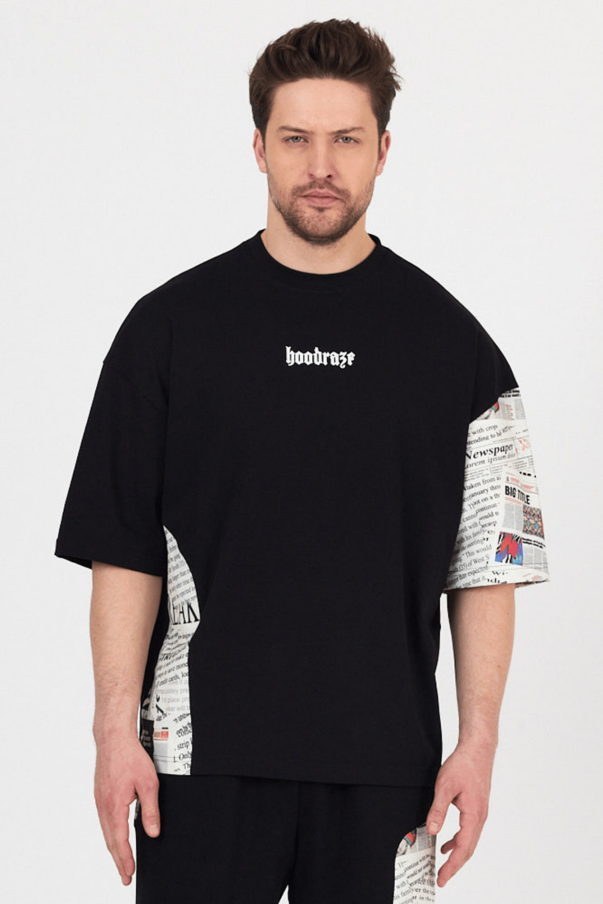 Erkek News Garnili T-shirt