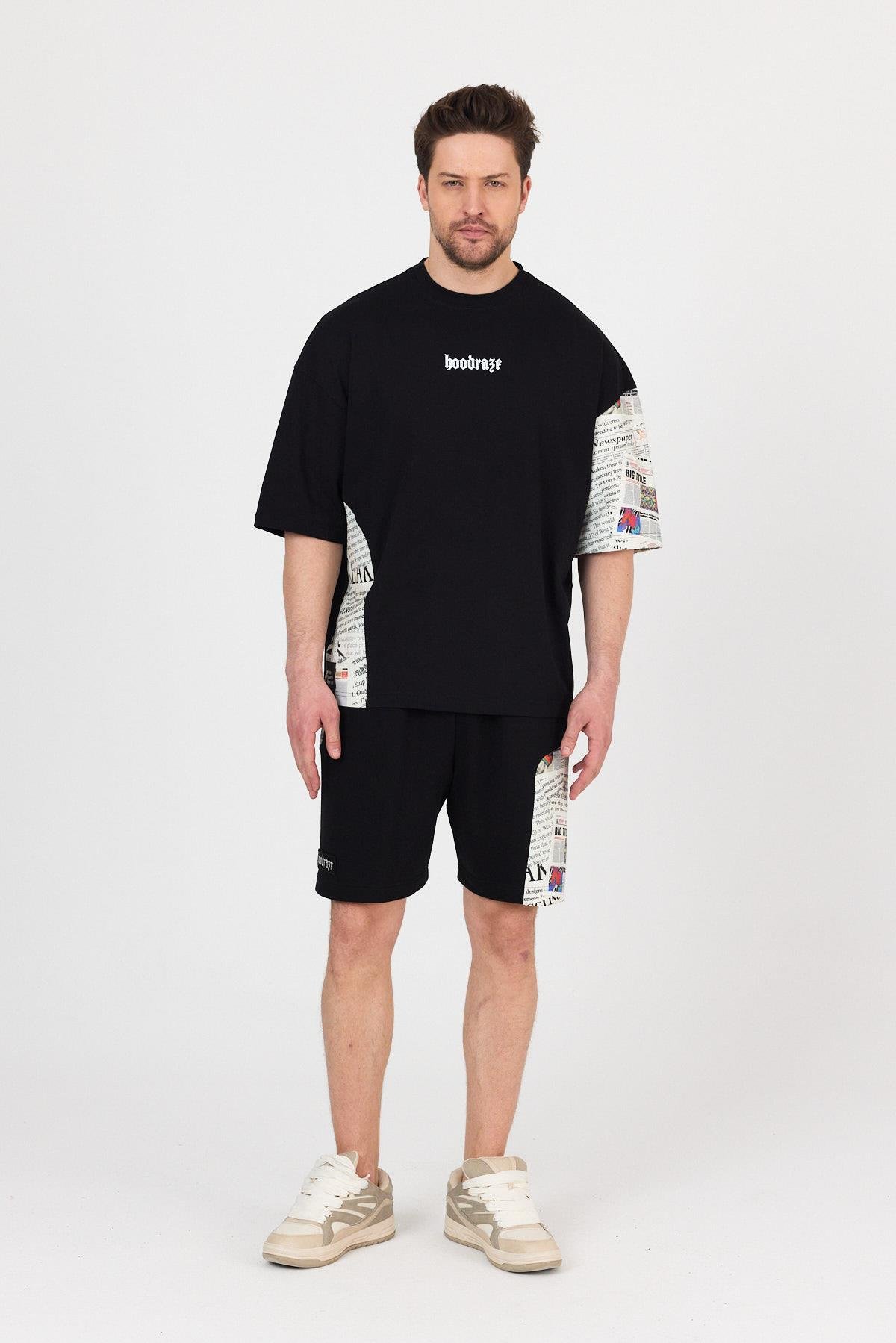 Erkek News Garnili T-shirt