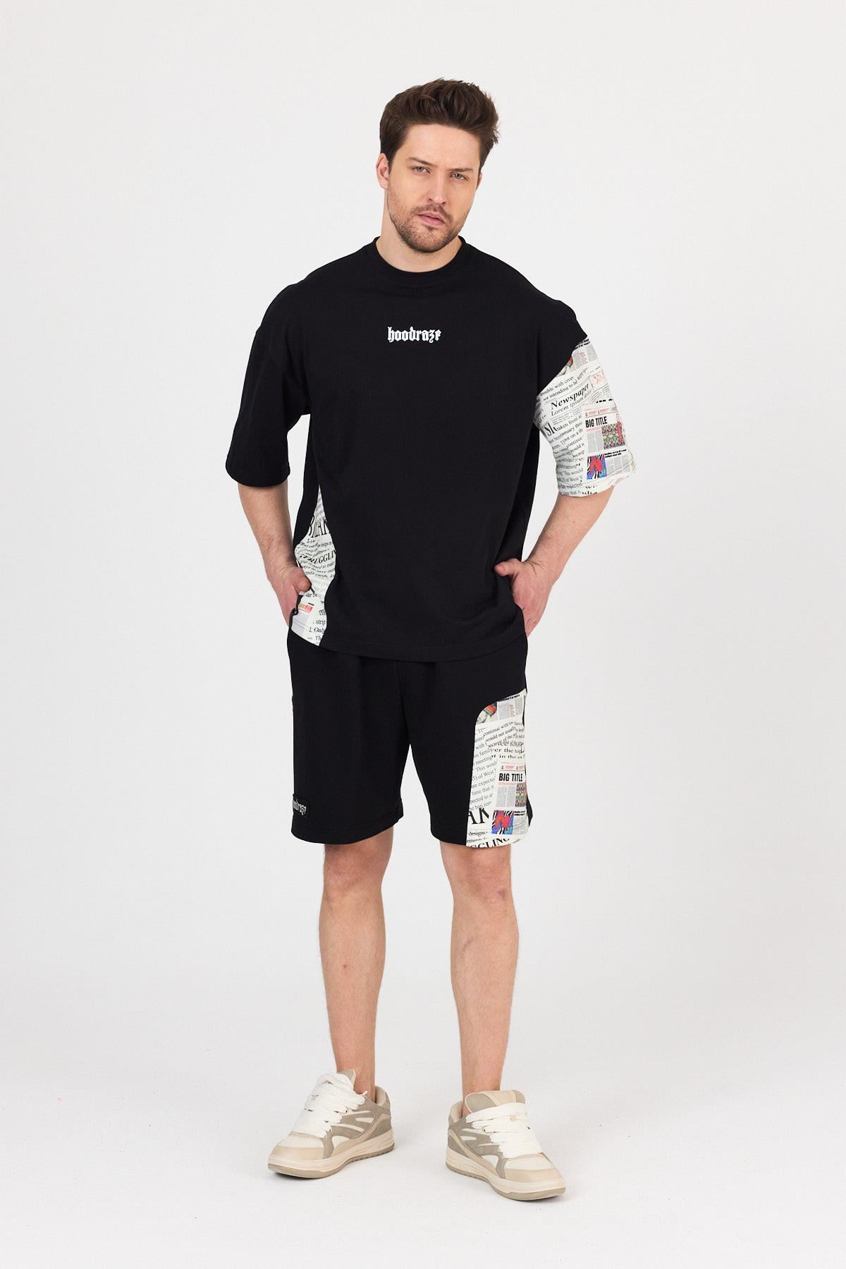 Erkek News Garnili T-shirt