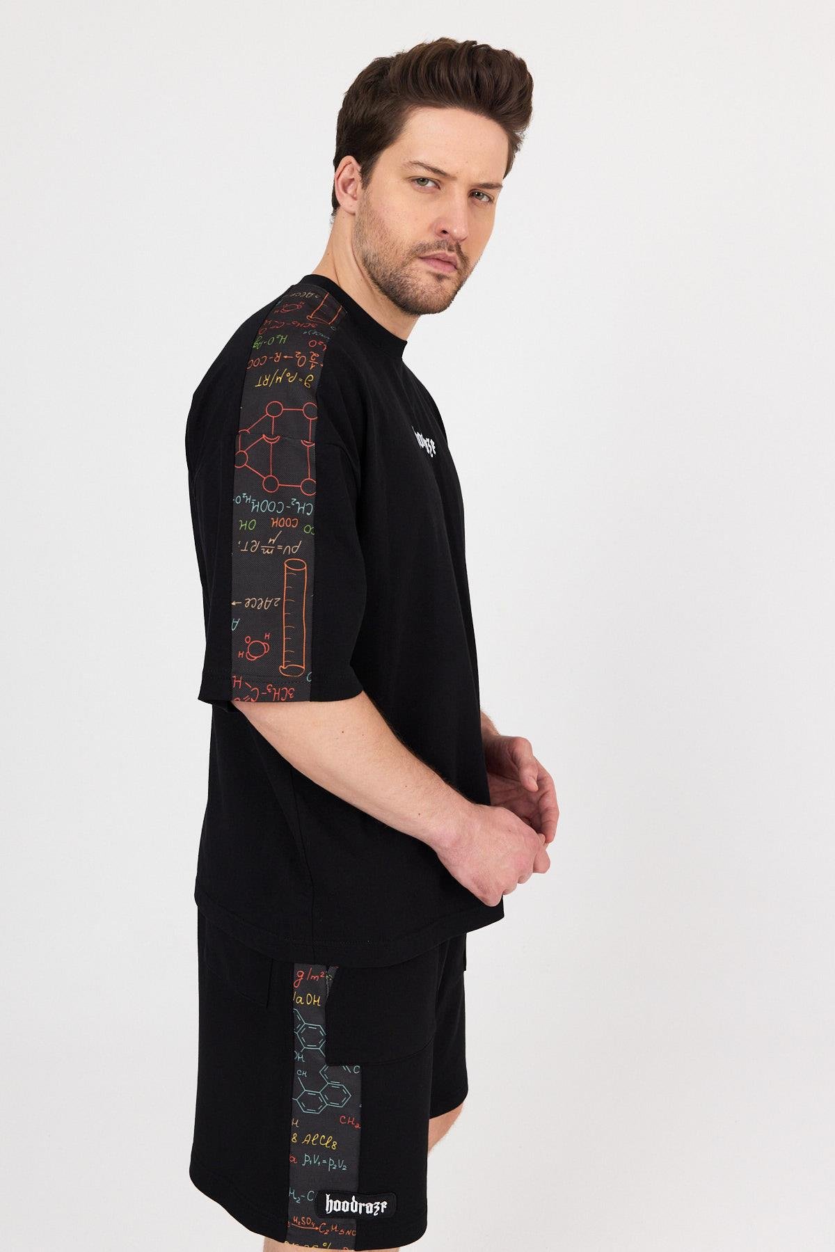 Erkek Omuz Garnili T-shirt