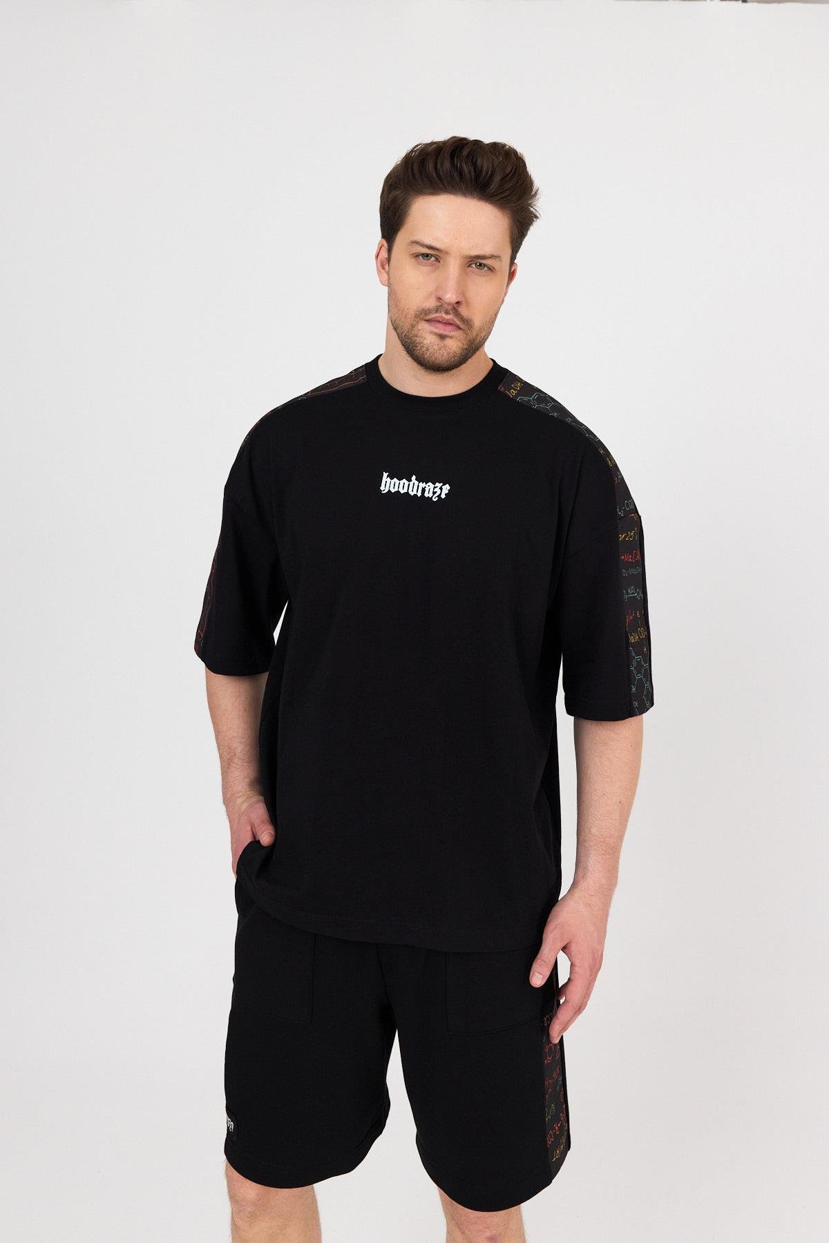 Erkek Omuz Garnili T-shirt