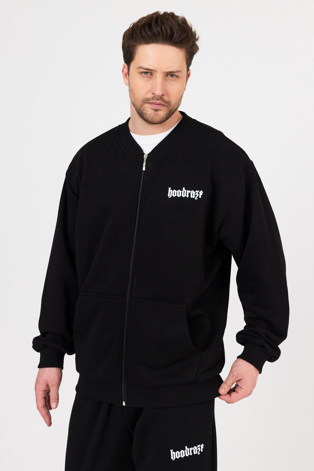 Erkek Pilot Yaka Sweatshirt Ceket