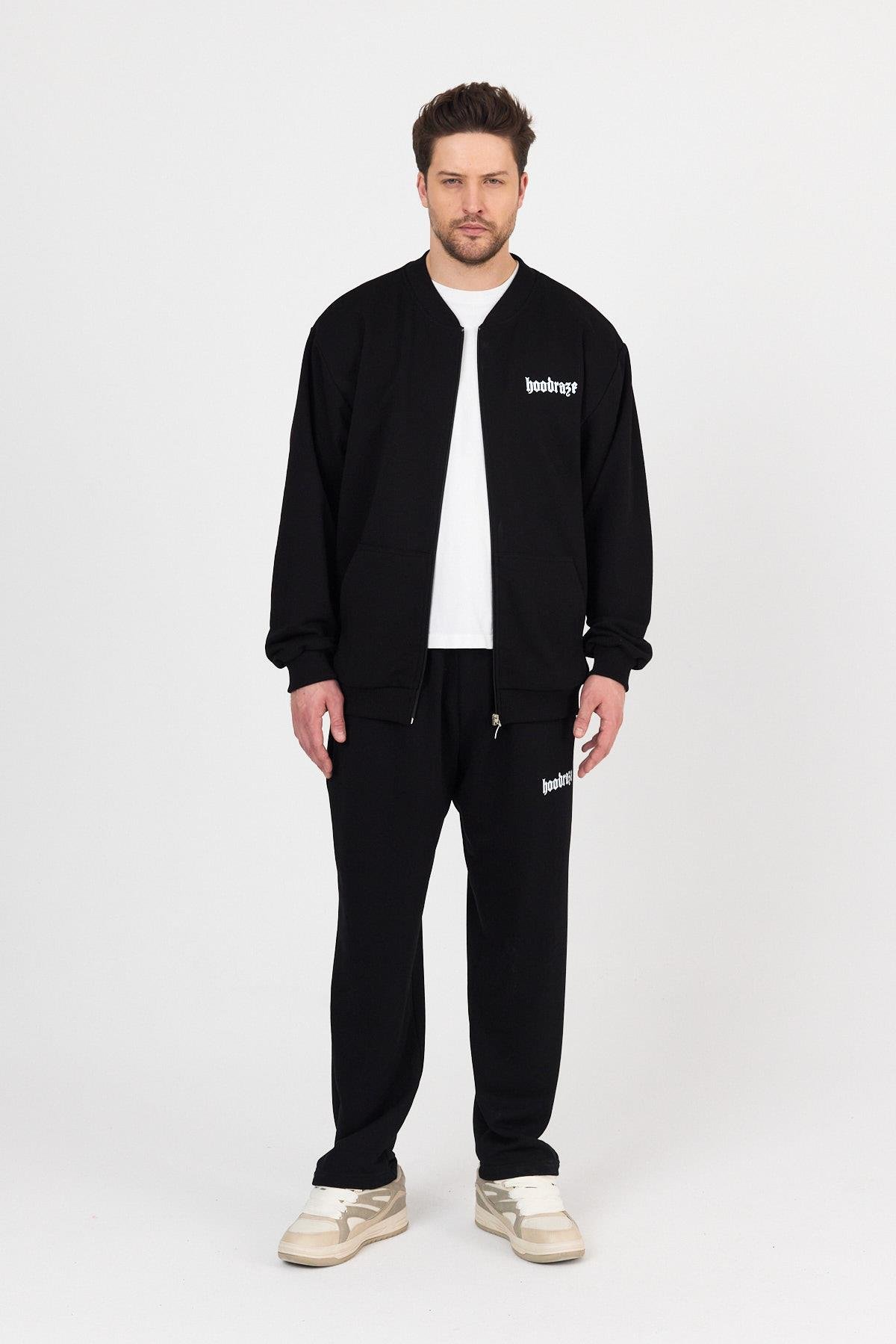 Erkek Pilot Yaka Sweatshirt Ceket