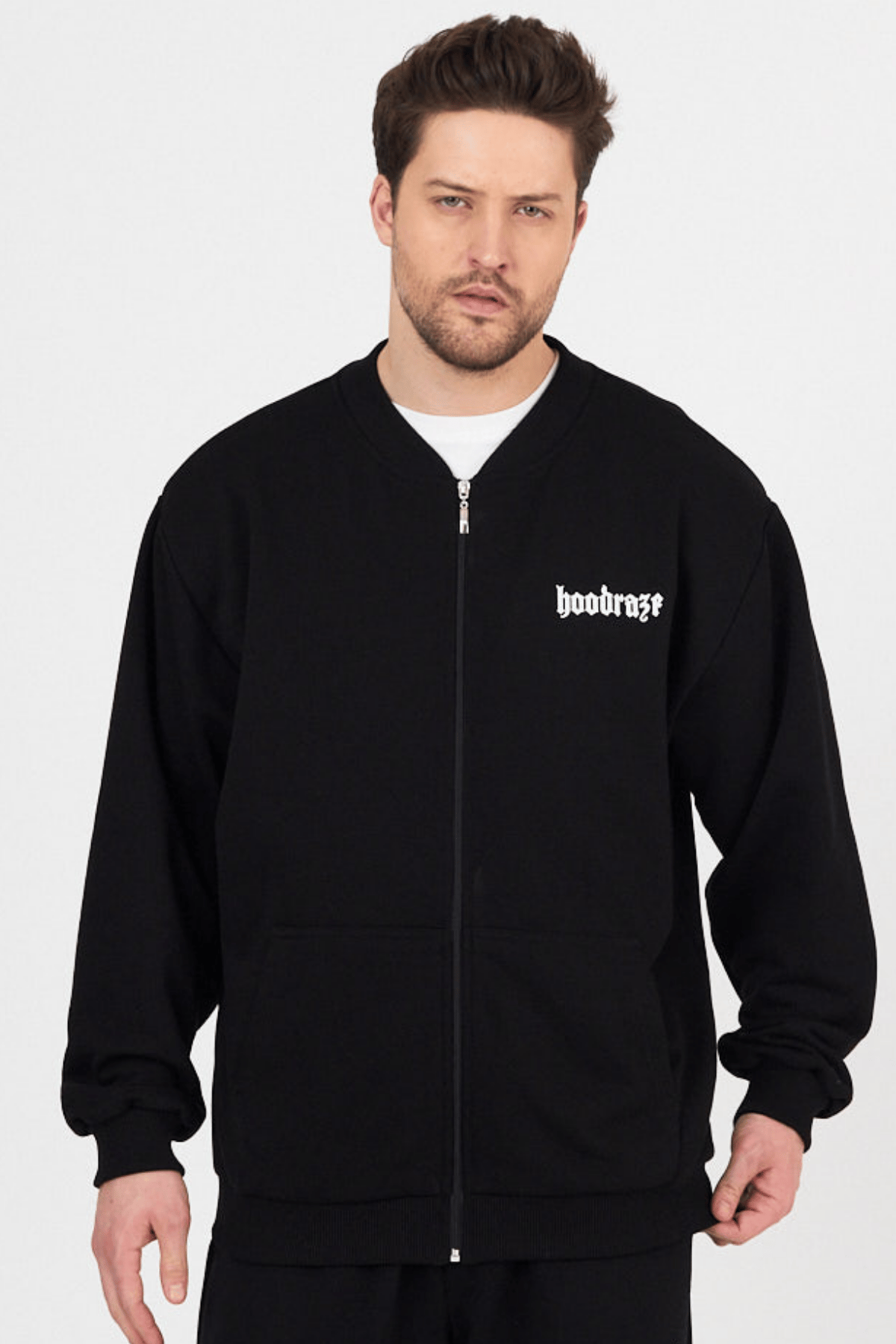 Erkek Pilot Yaka Sweatshirt Ceket