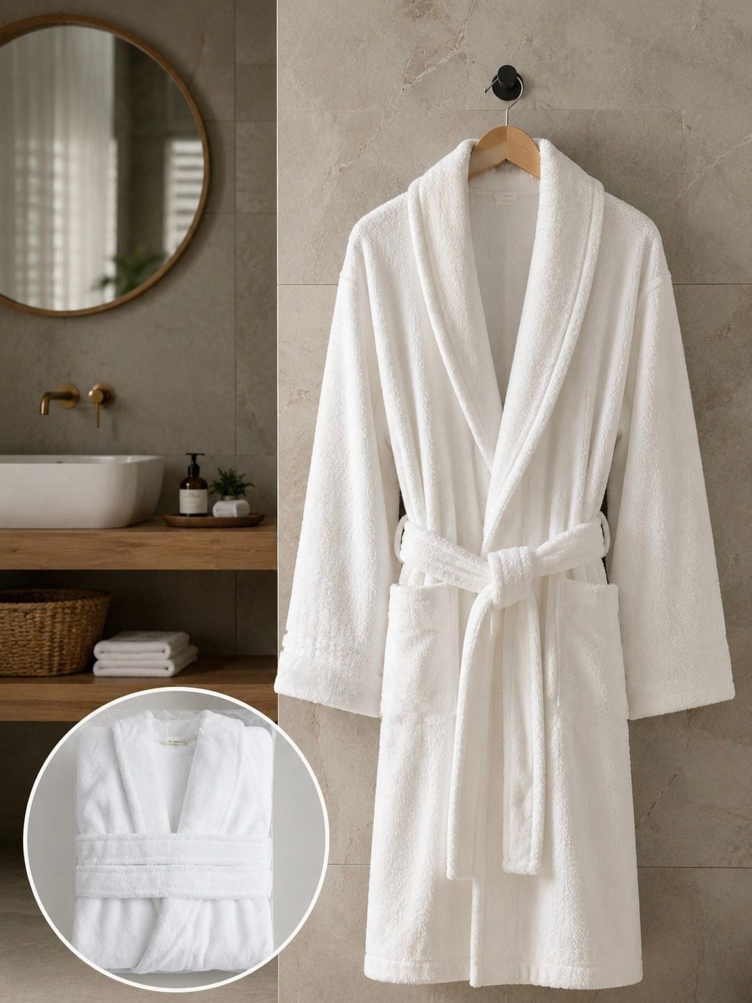 Micro Cotton Bornoz %100 Pamuk