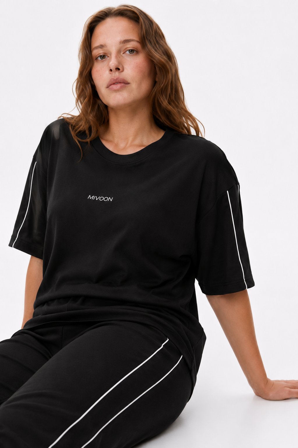 Oysho Modal Kumaş Çift Biyeli Kısa Kollu Alt Üst Takım 2XL-6XL