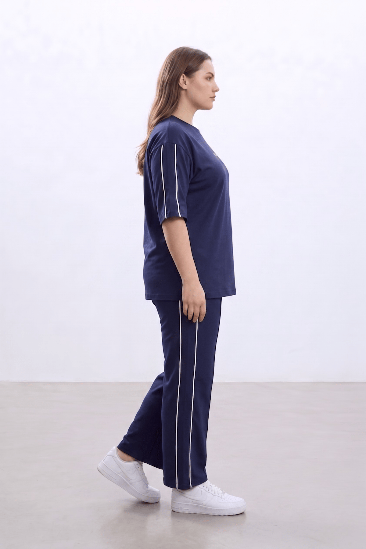 Oysho Modal Kumaş Çift Biyeli Kısa Kollu Alt Üst Takım 2XL-6XL