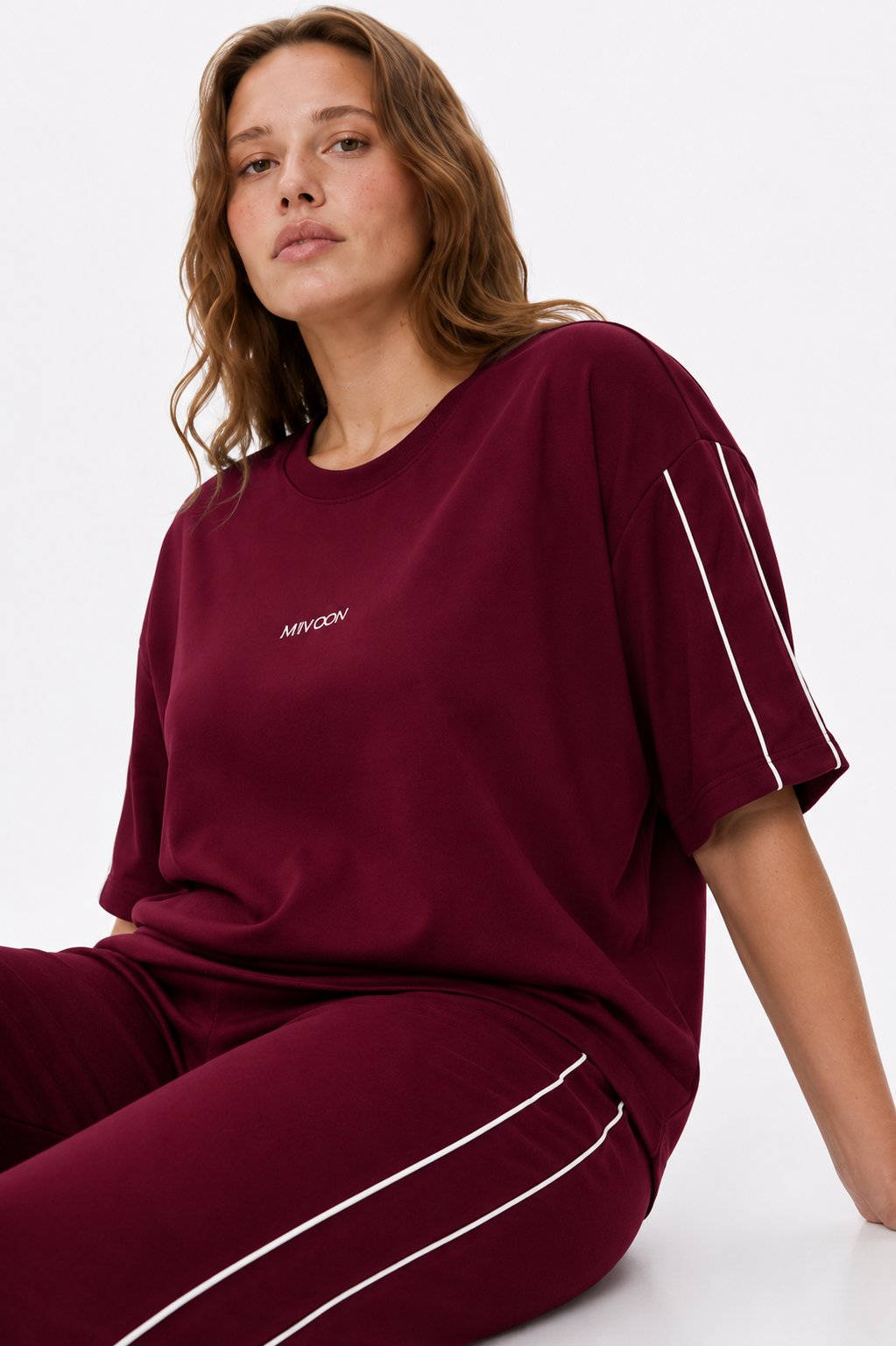 Oysho Modal Kumaş Çift Biyeli Kısa Kollu Alt Üst Takım 2XL-6XL