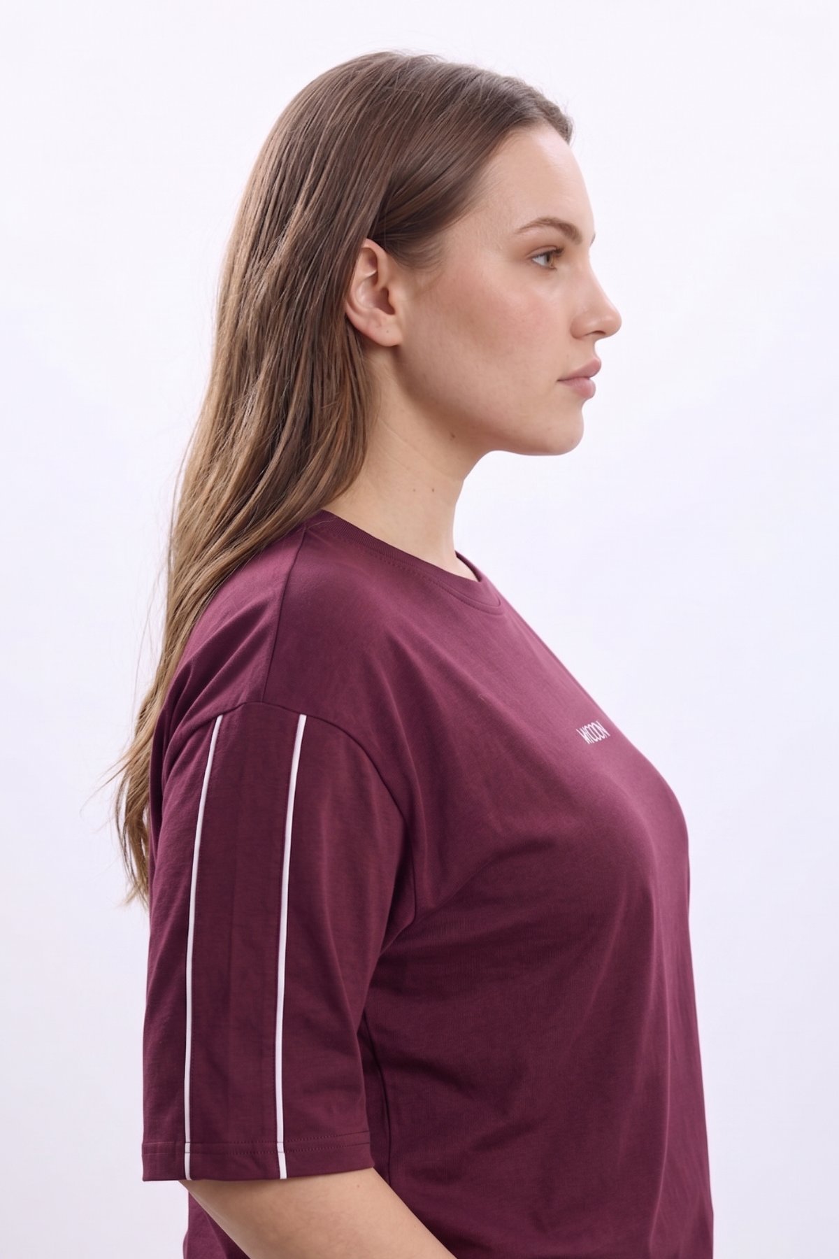 Oysho Modal Kumaş Çift Biyeli Kısa Kollu Alt Üst Takım 2XL-6XL