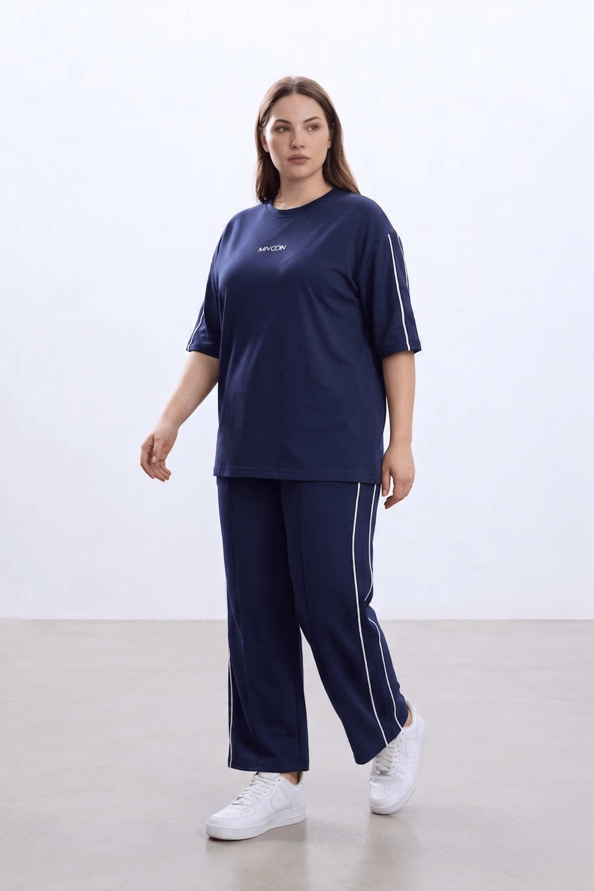 Oysho Modal Kumaş Çift Biyeli Kısa Kollu Alt Üst Takım 2XL-6XL