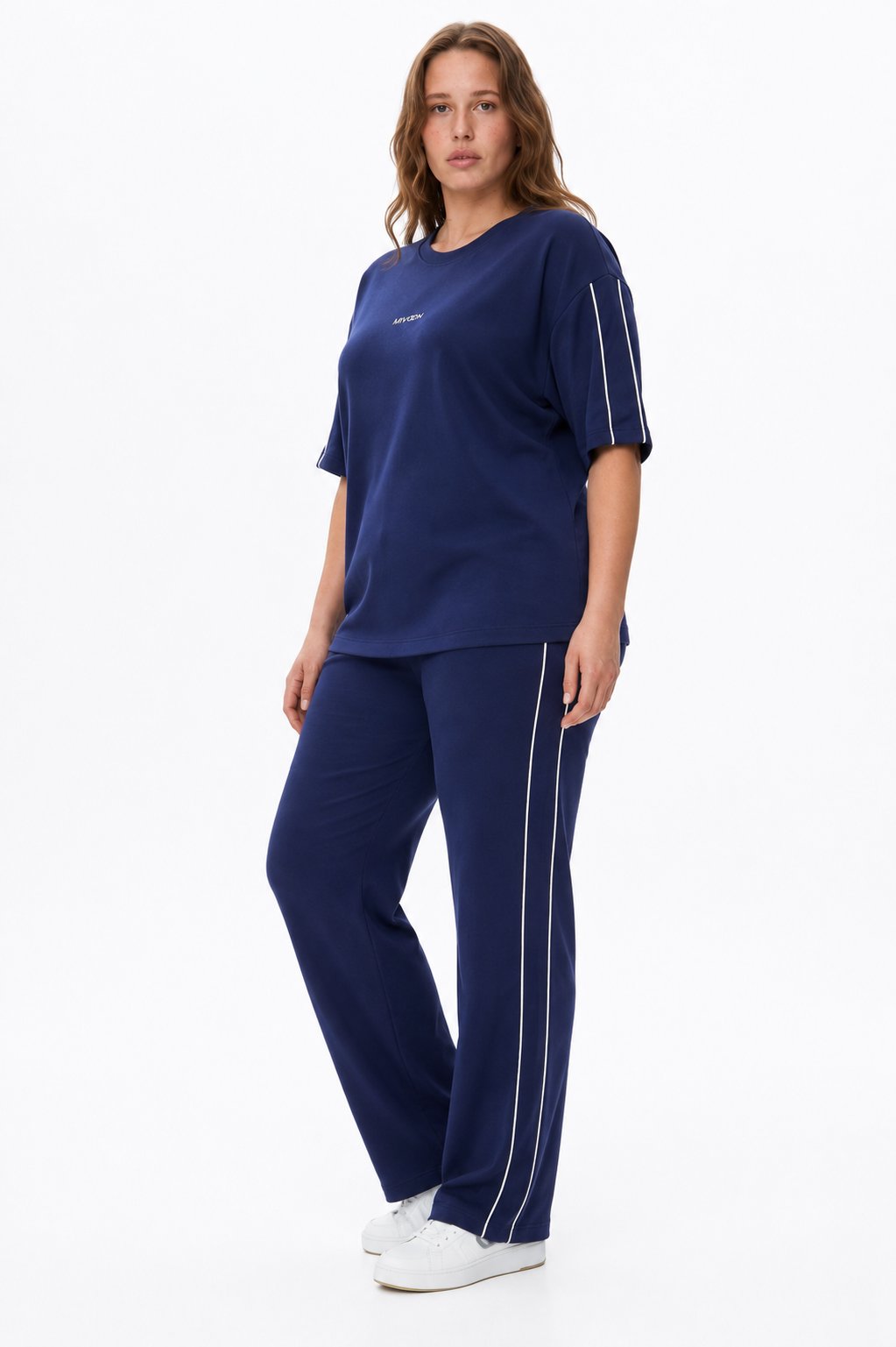 Oysho Modal Kumaş Çift Biyeli Kısa Kollu Alt Üst Takım 2XL-6XL