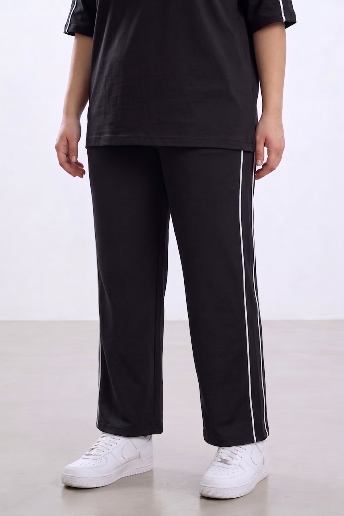 Oysho Modal Kumaş Çift Biyeli Kısa Kollu Alt Üst Takım 2XL-6XL
