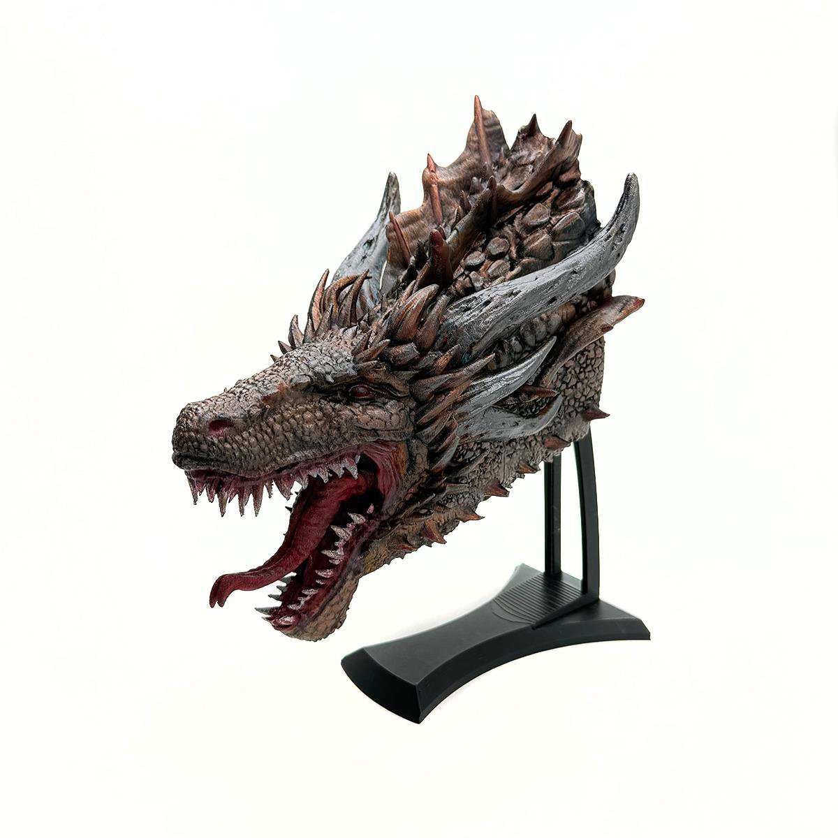Big Ejderha Büstü 3D PLA Baskı, %100 El Boyaması