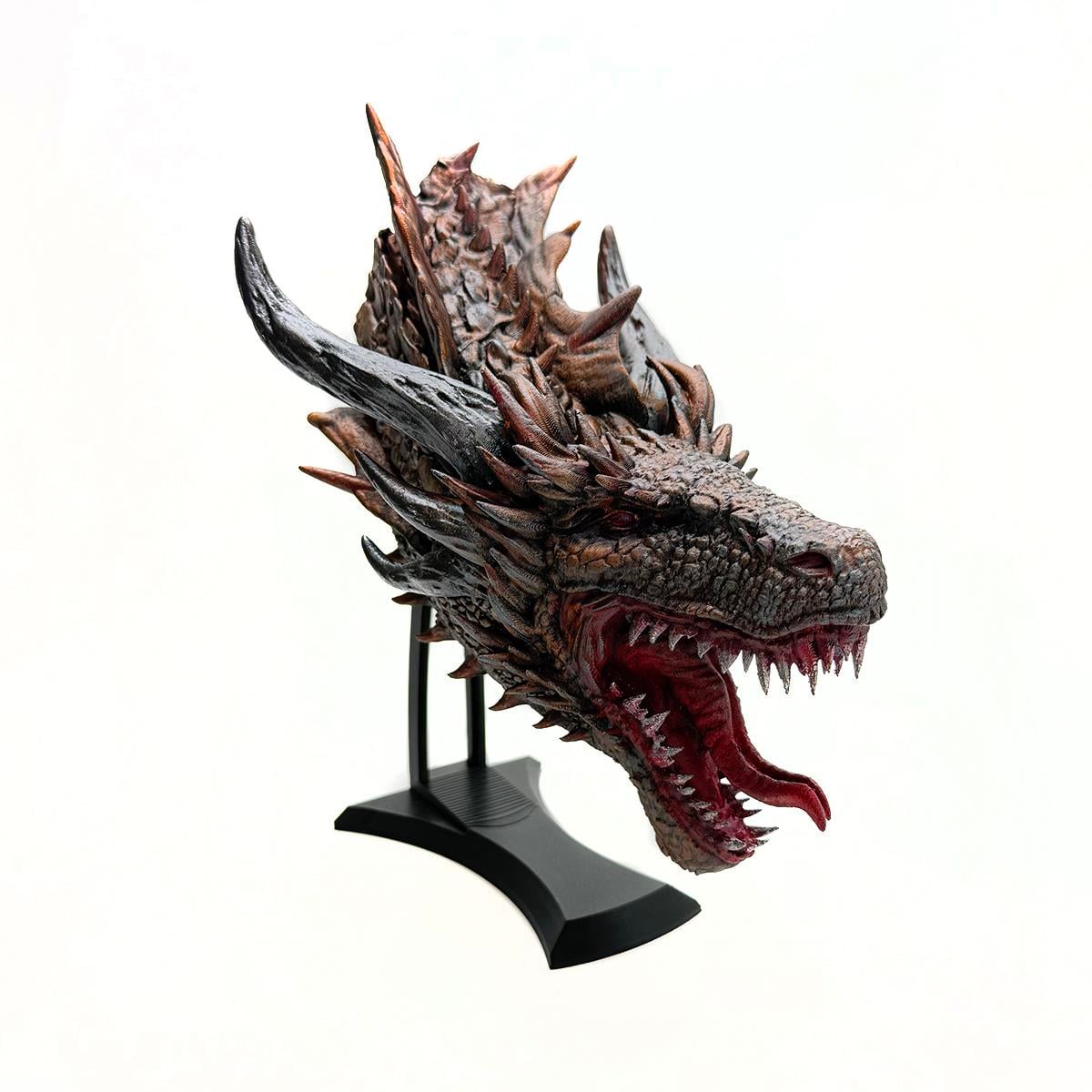 Big Ejderha Büstü 3D PLA Baskı, %100 El Boyaması