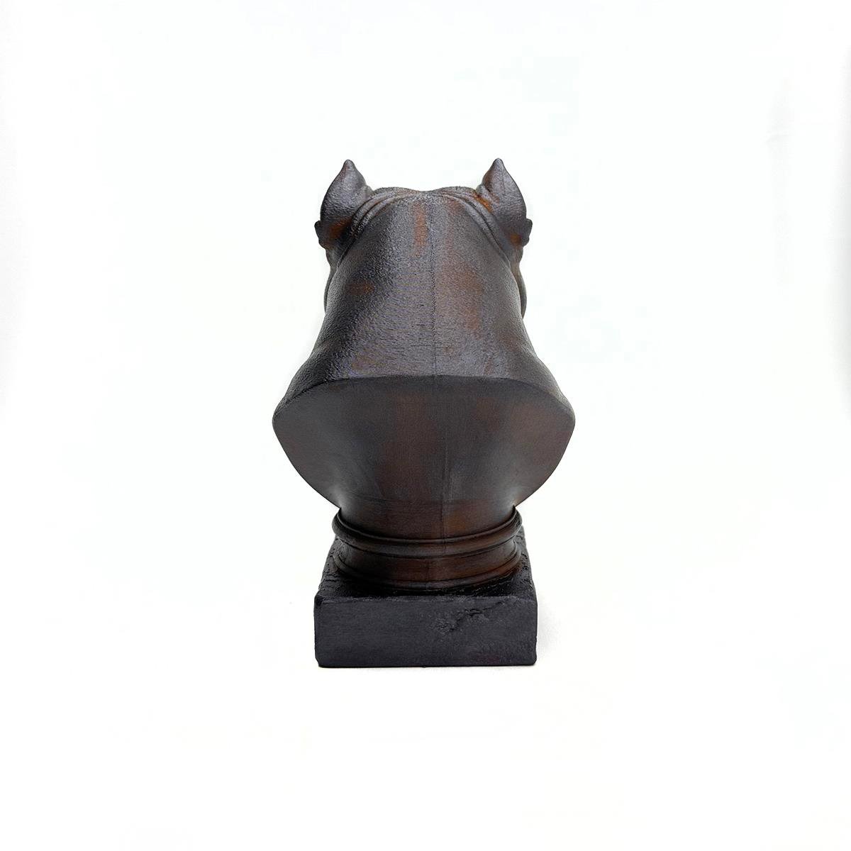 Pitbul Büstü 3D PLA Baskı, %100 El Boyaması