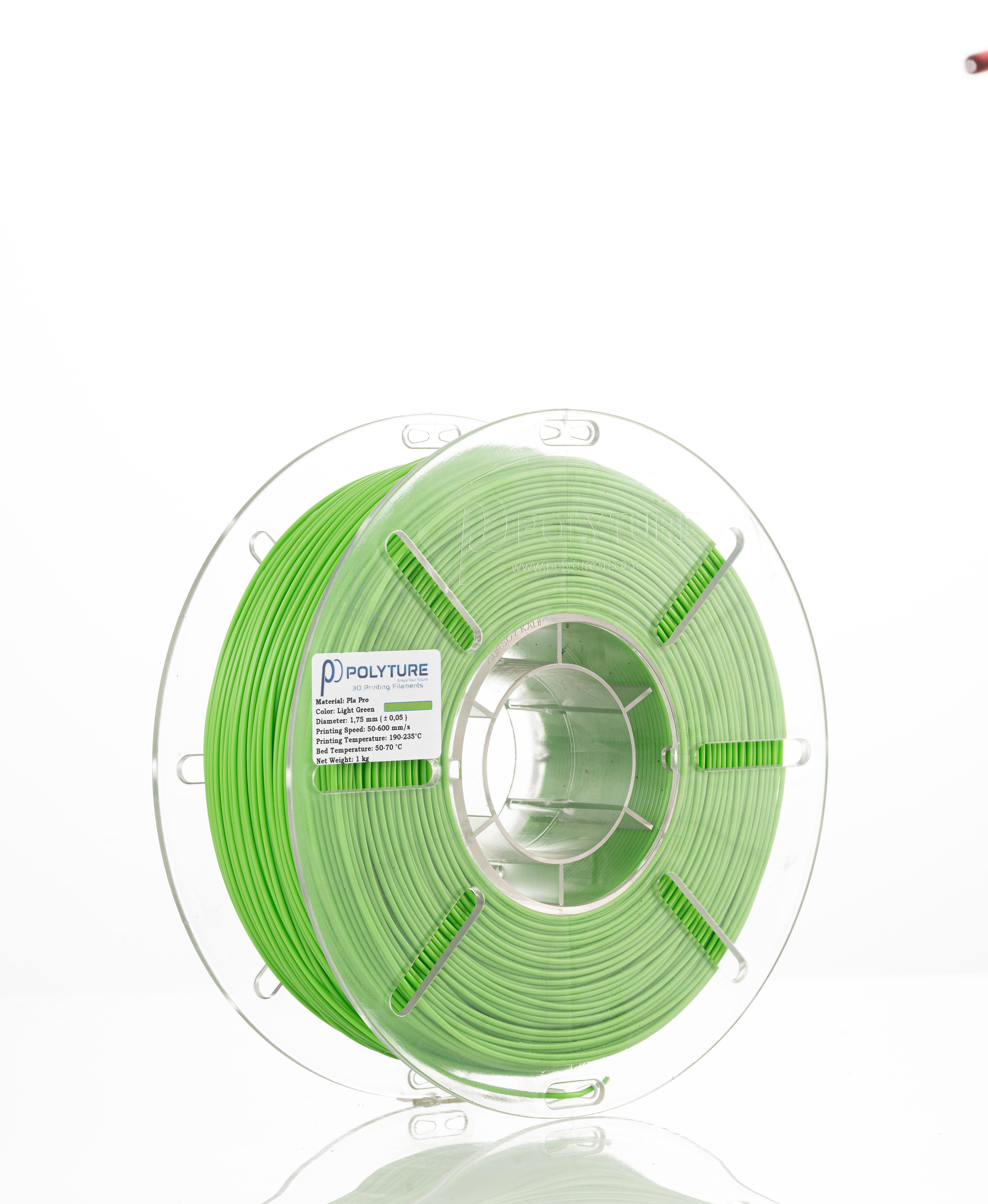 PLA PRO LIGHT GREEN - 1.75mm - 1 Kg