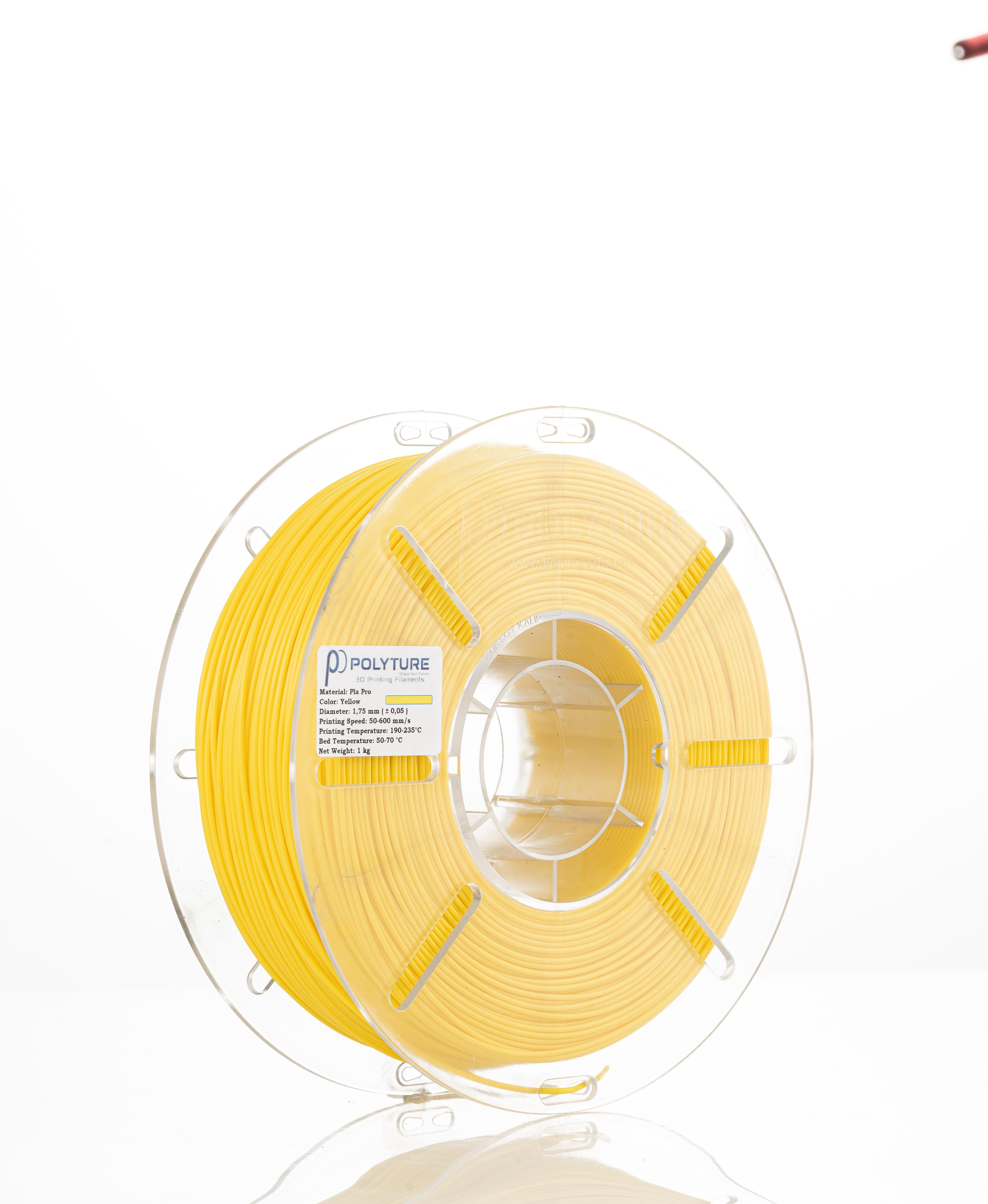 PLA PRO YELLOW - 1.75mm - 1 Kg