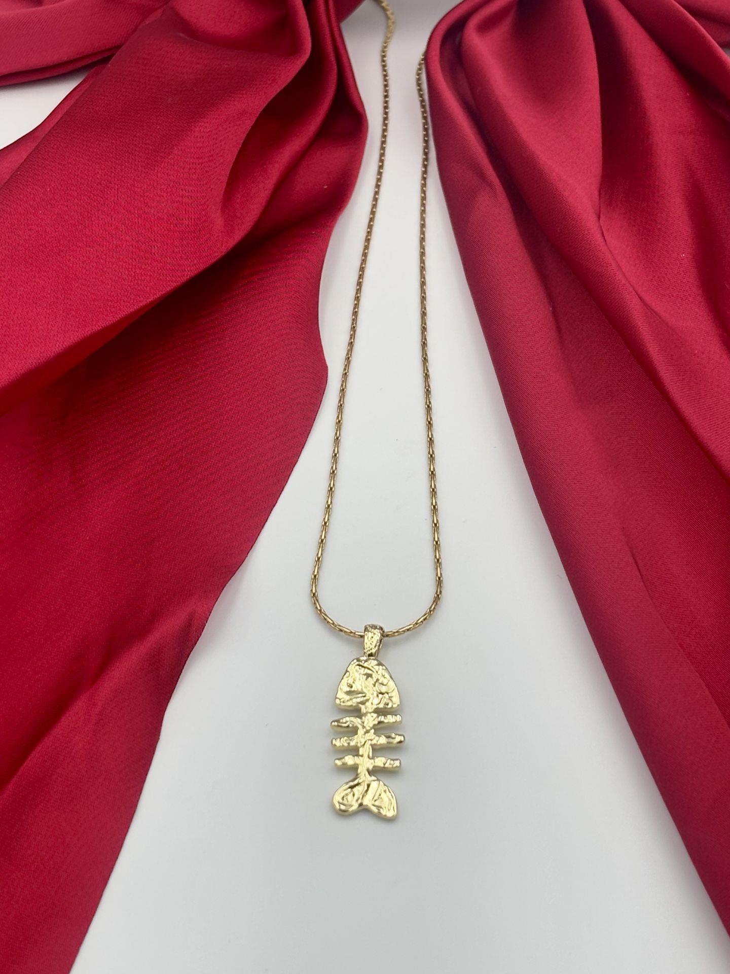 Çelik Balık Kolye 2