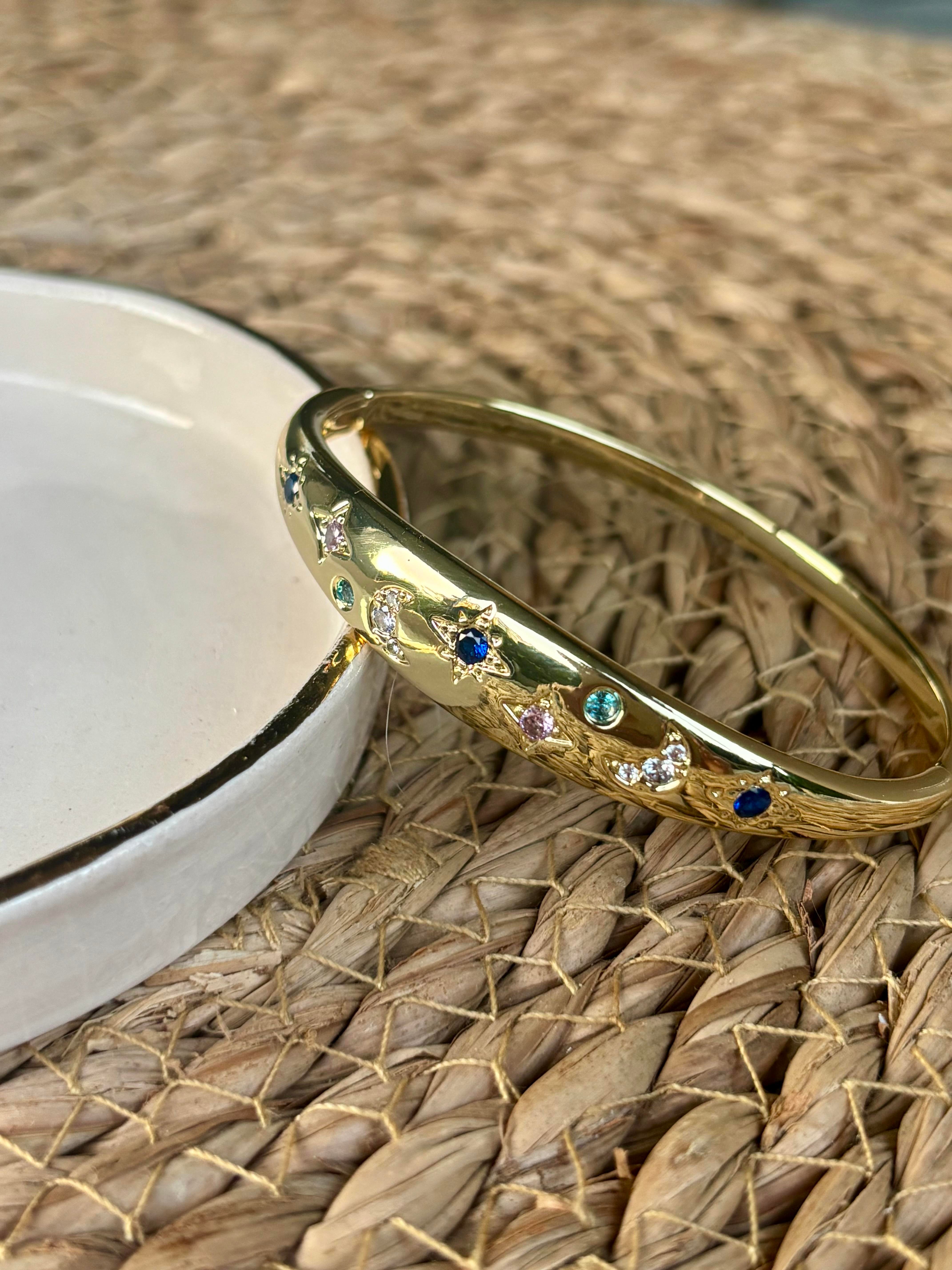 Gold Renk Renkli Galaxy Bileklik