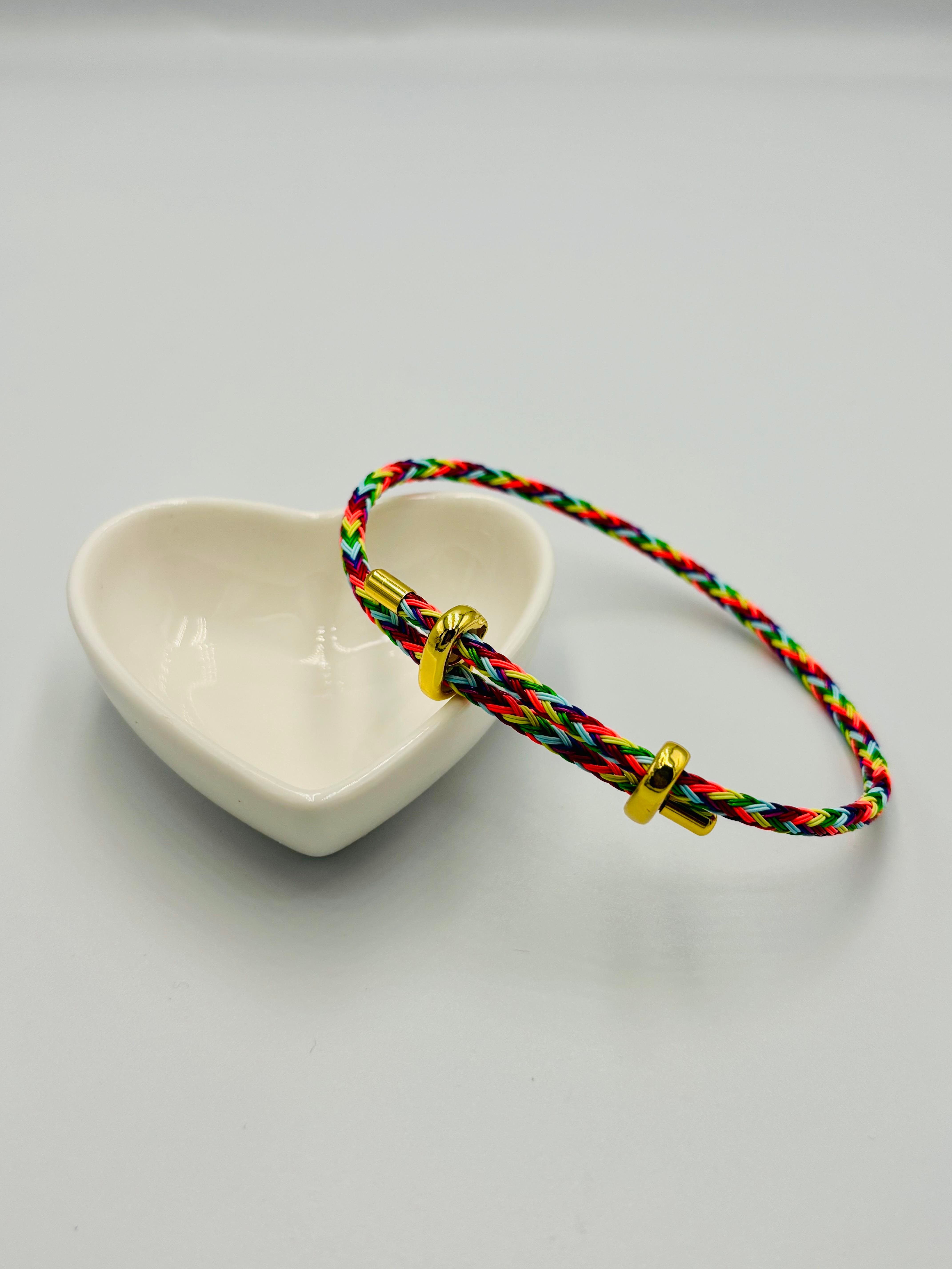Renkli İp Bileklik