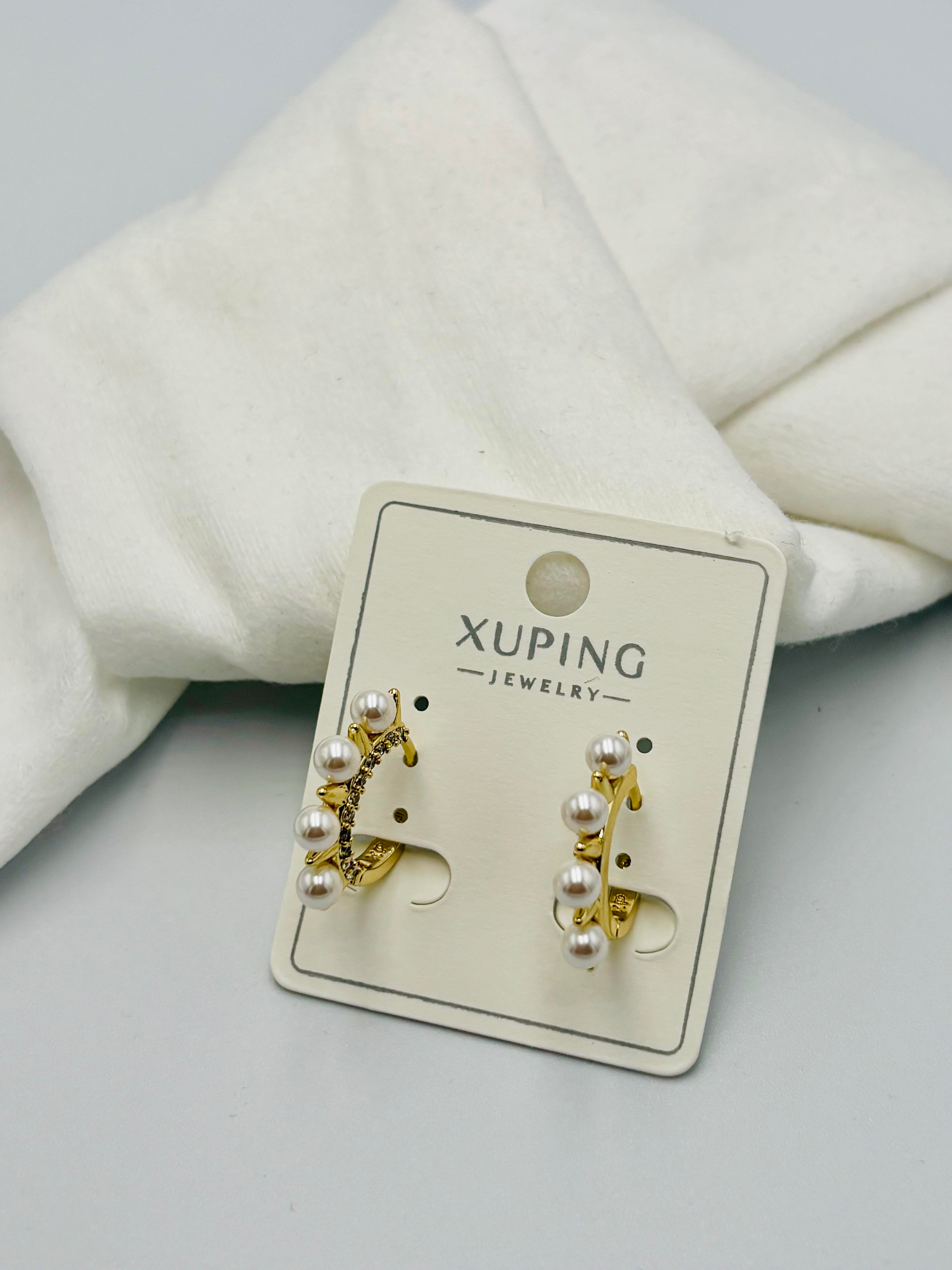 Xuping Gold İncili Küpe