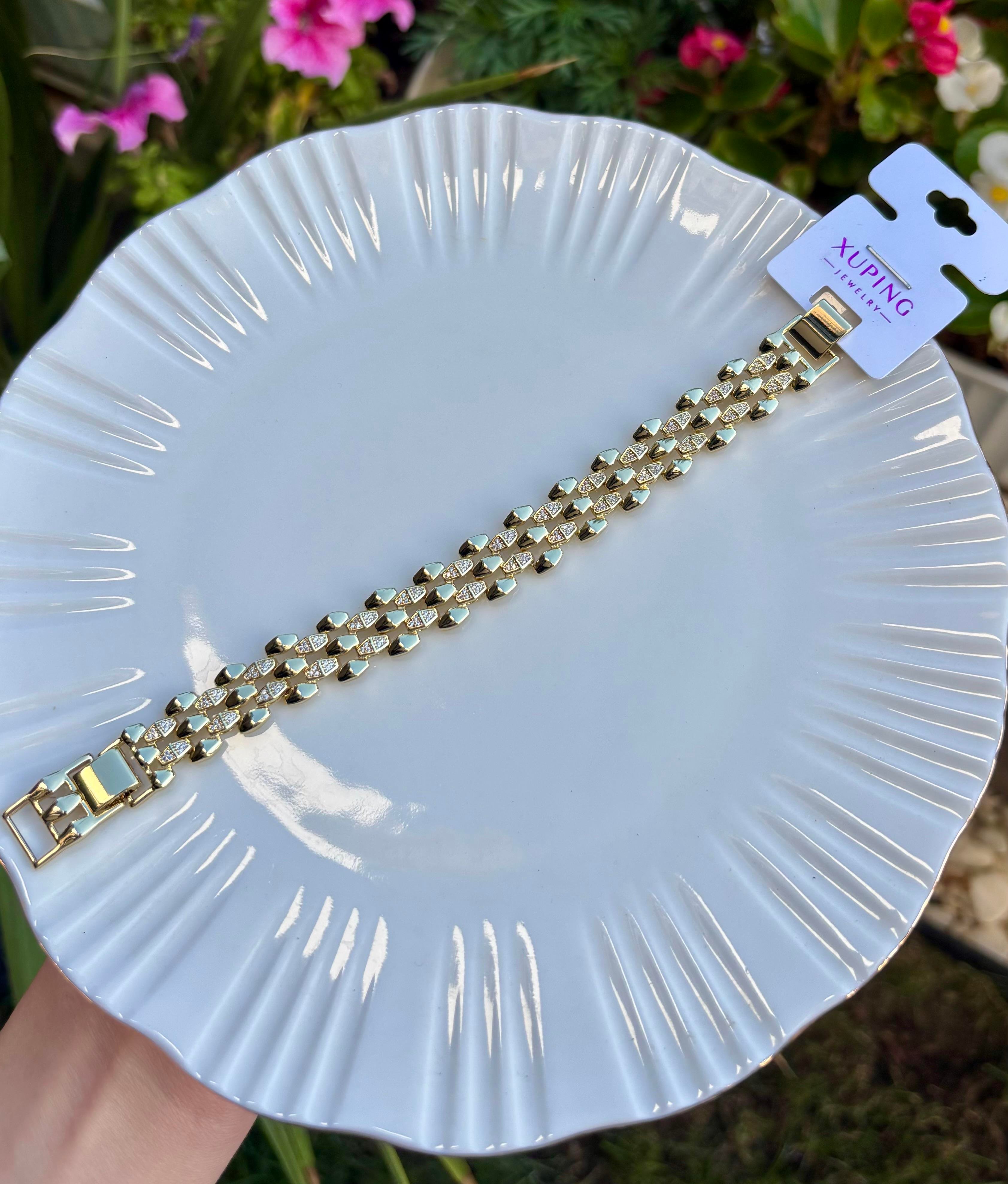 Xuping Gold Taşlı Bileklik