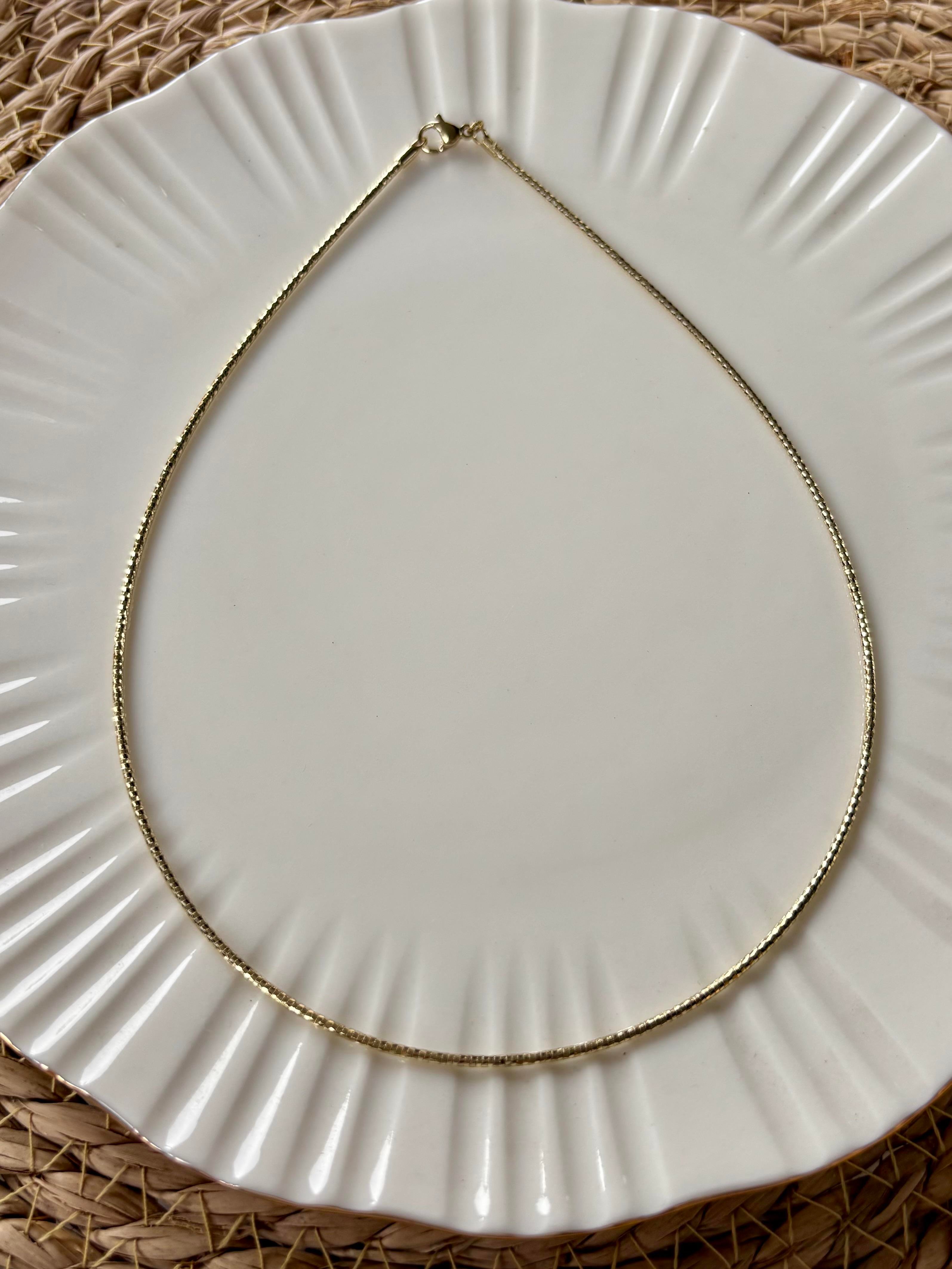 Xuping Gold Tel Choker Kolye