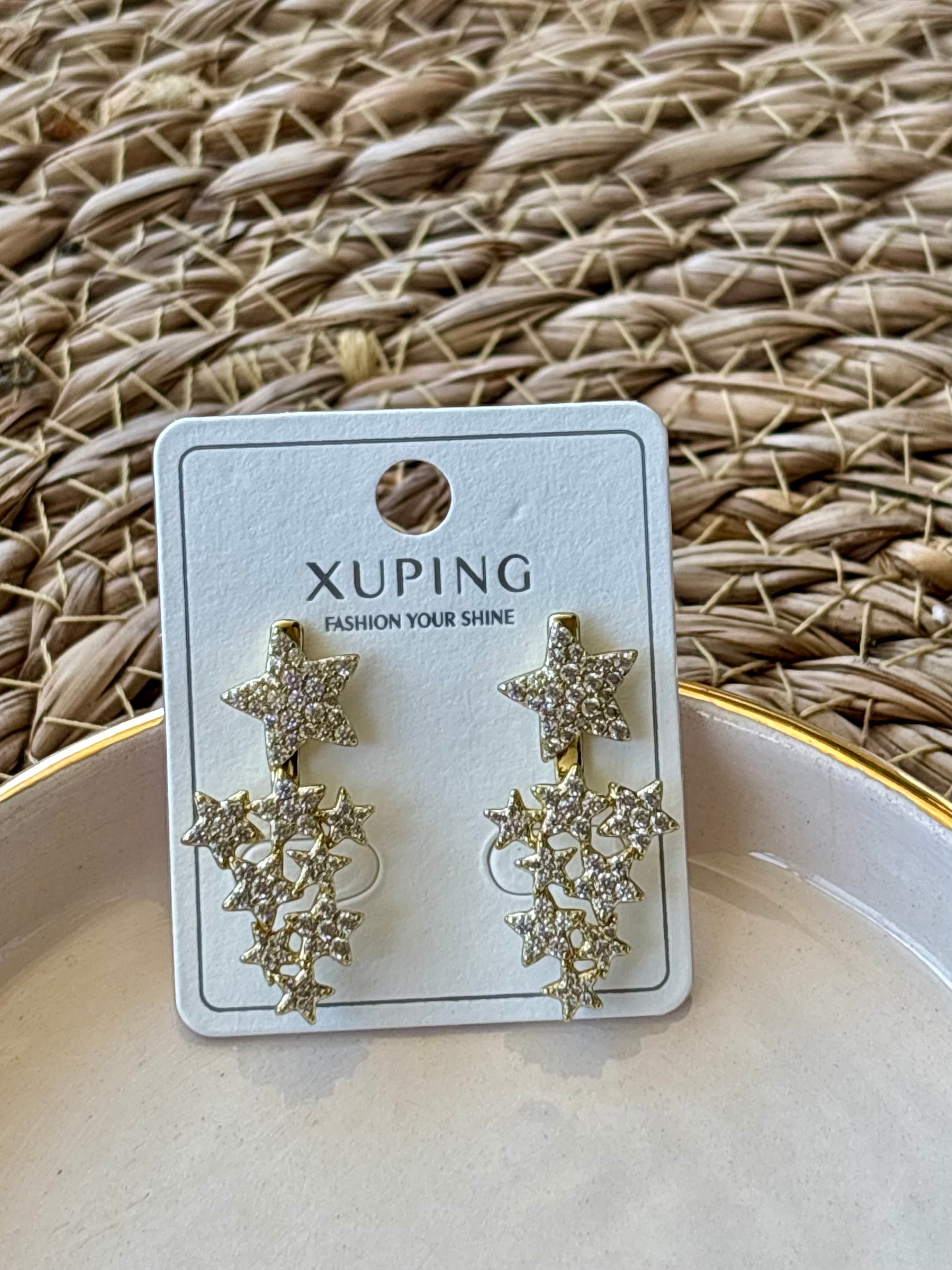 Xuping Marka Kararma Yapmayan Yıldız Küpe