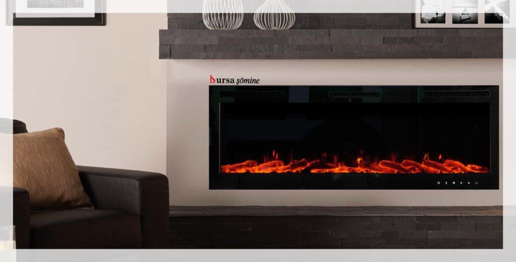 AYFLAME 150'LİK PLAZMA TİPİ 2 BOYUTLU ELEKTRİKLİ ŞÖMİNE