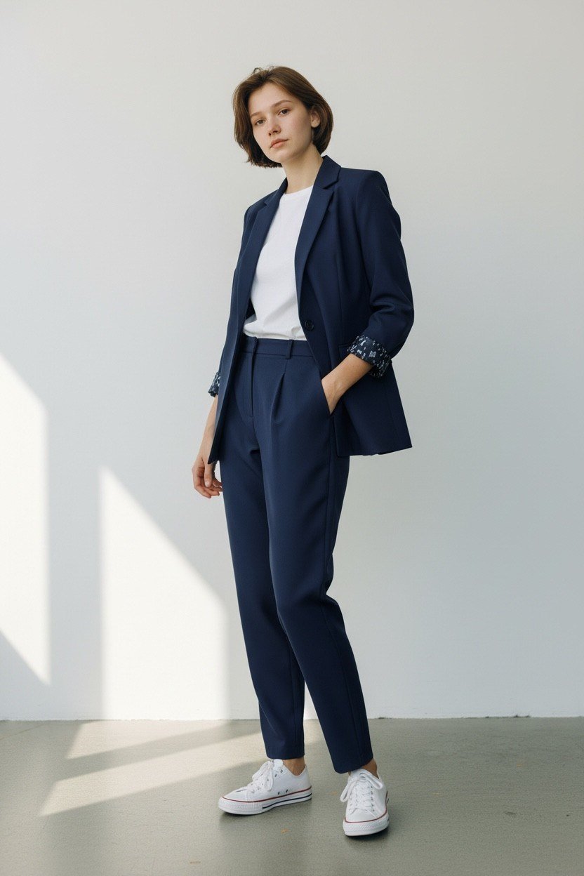 LACİVERT RENK BLAZER CEKET