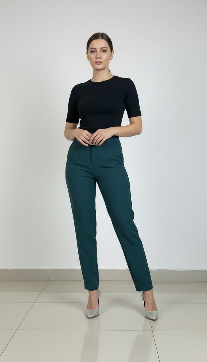 ZR ZÜMRÜT YEŞİLİ PANTOLON