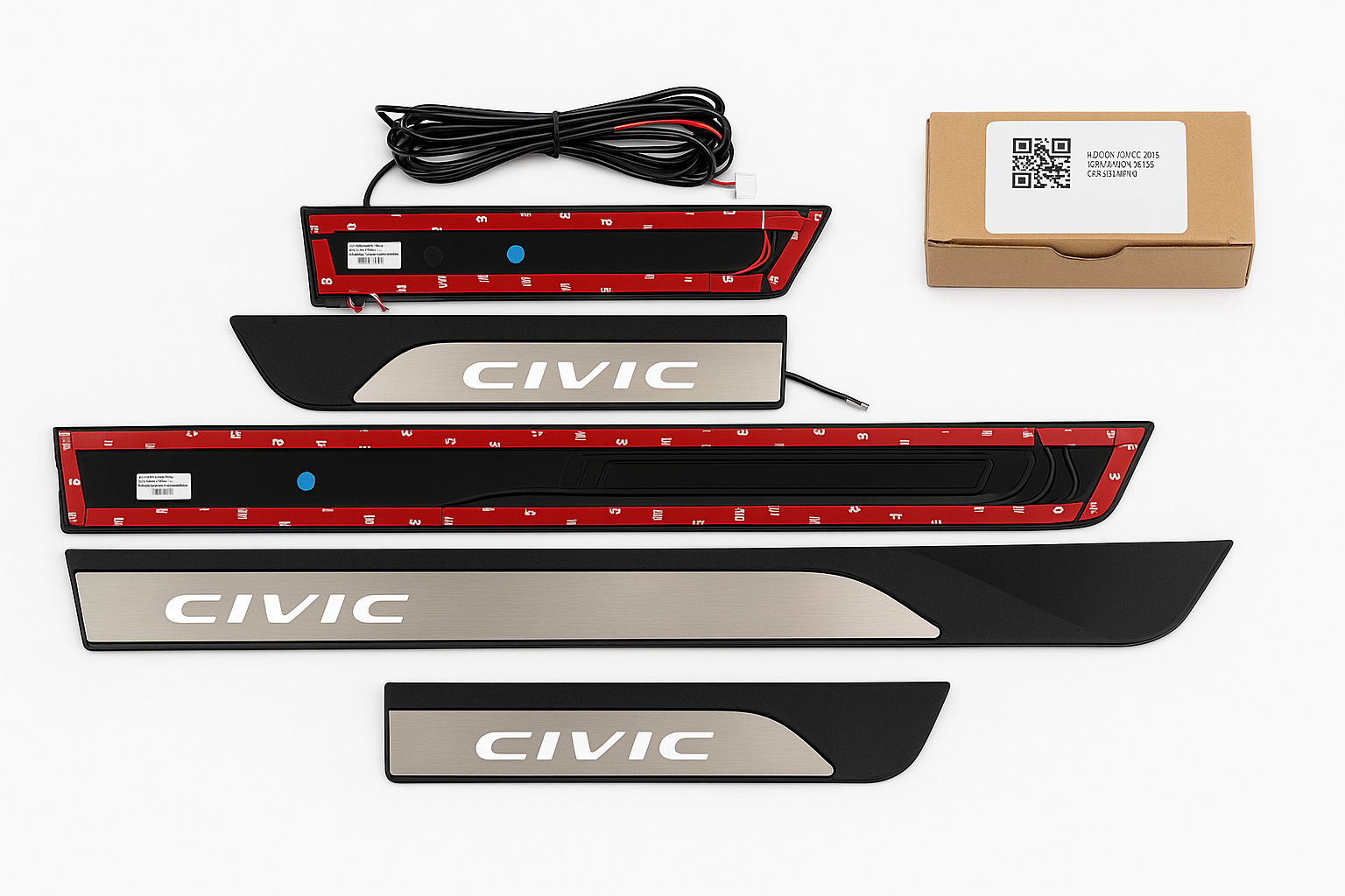 Honda Civic FC5 Led Işıklı Kapı Eşiği