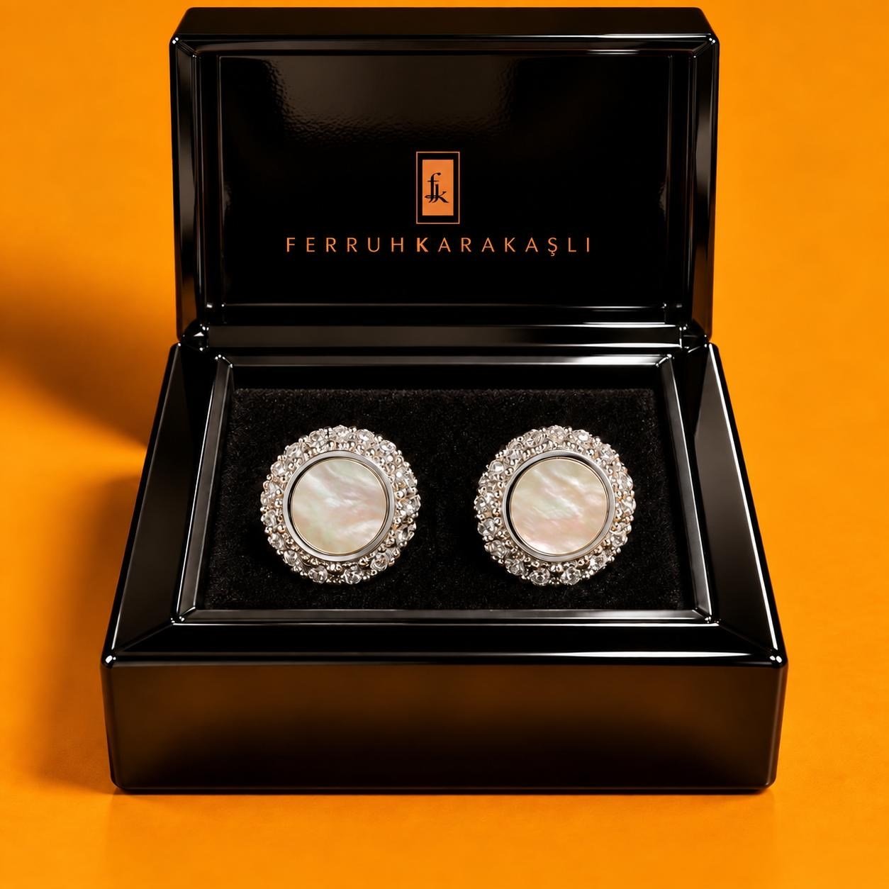 FK Mother of Pearl Cufflinks