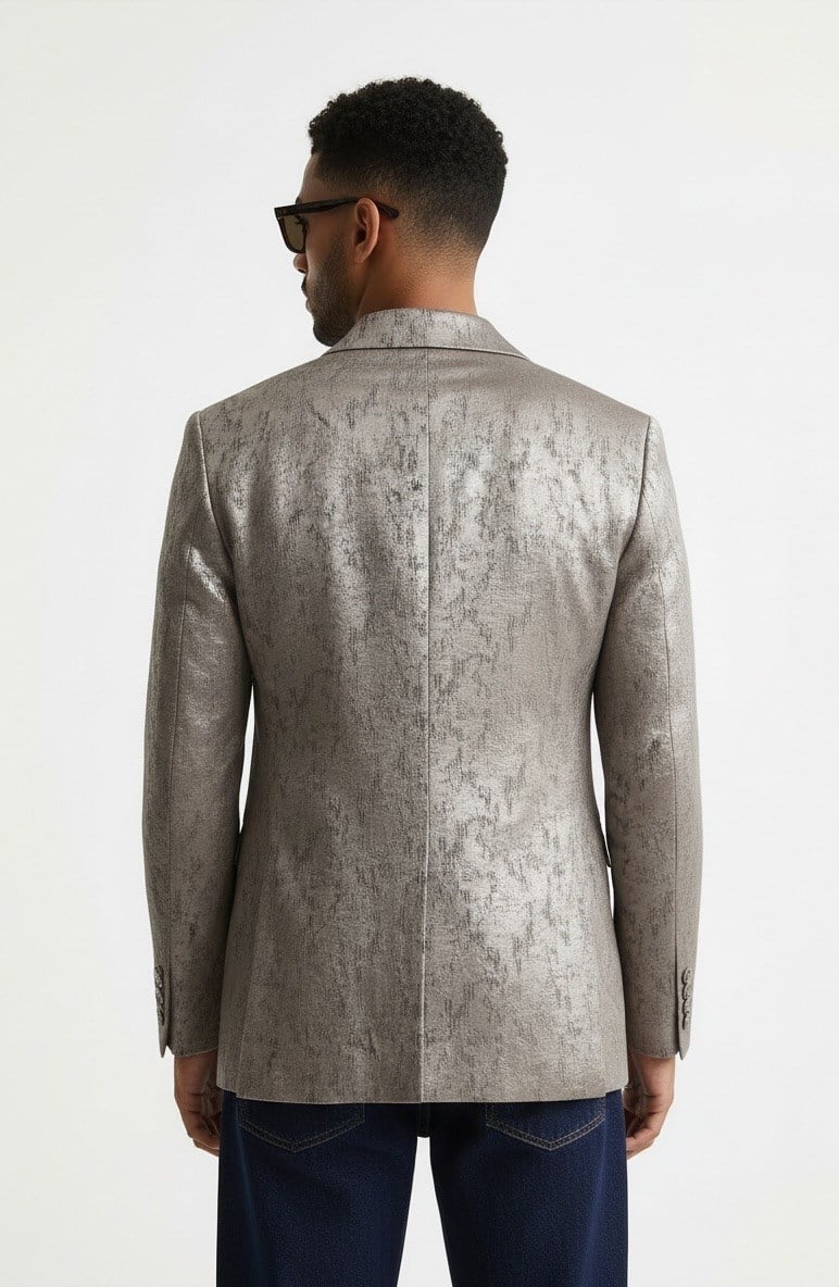 Karakaşlı Argent Délavé - Edition Limitée Ceket