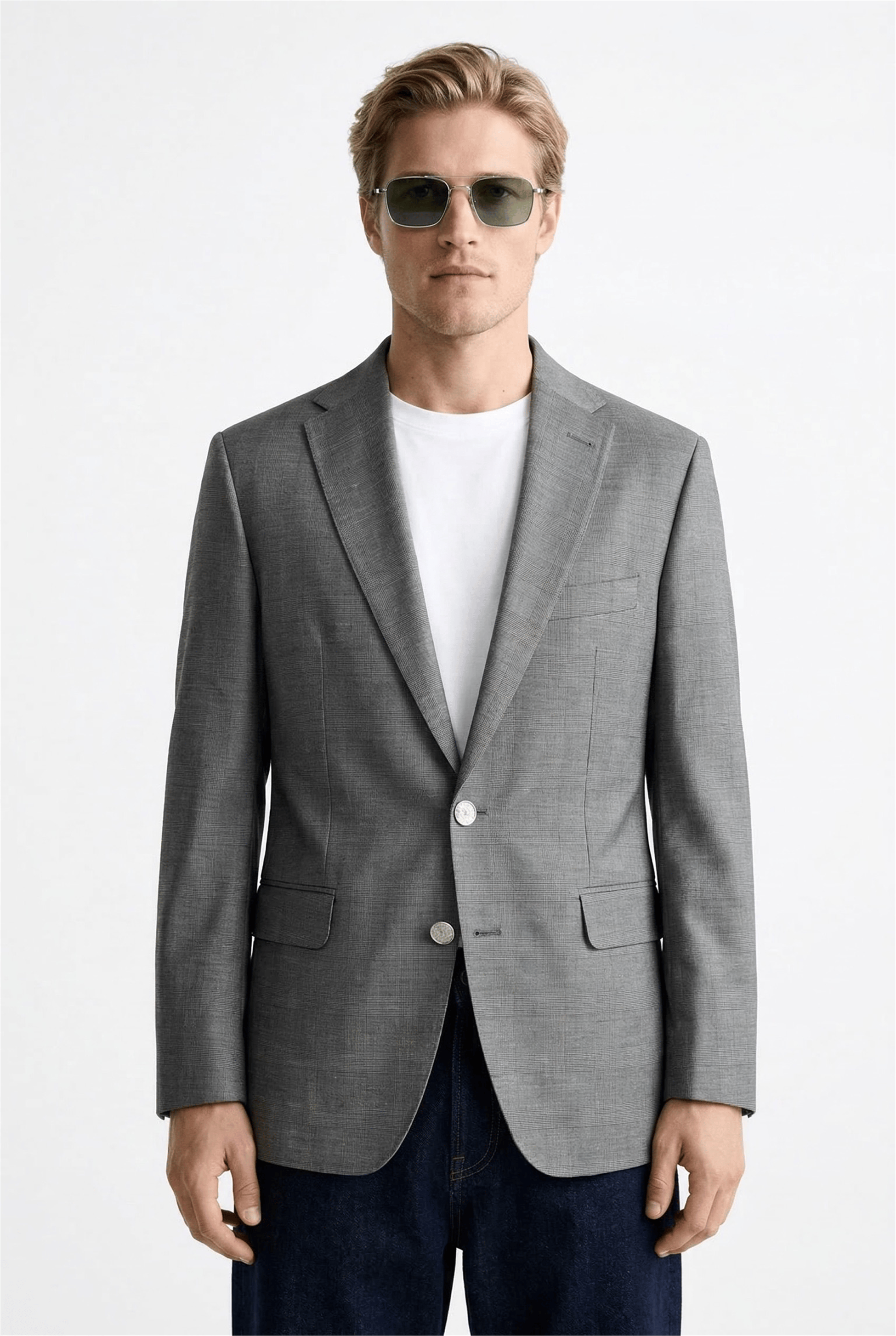 Karakaşlı Gri Blazer