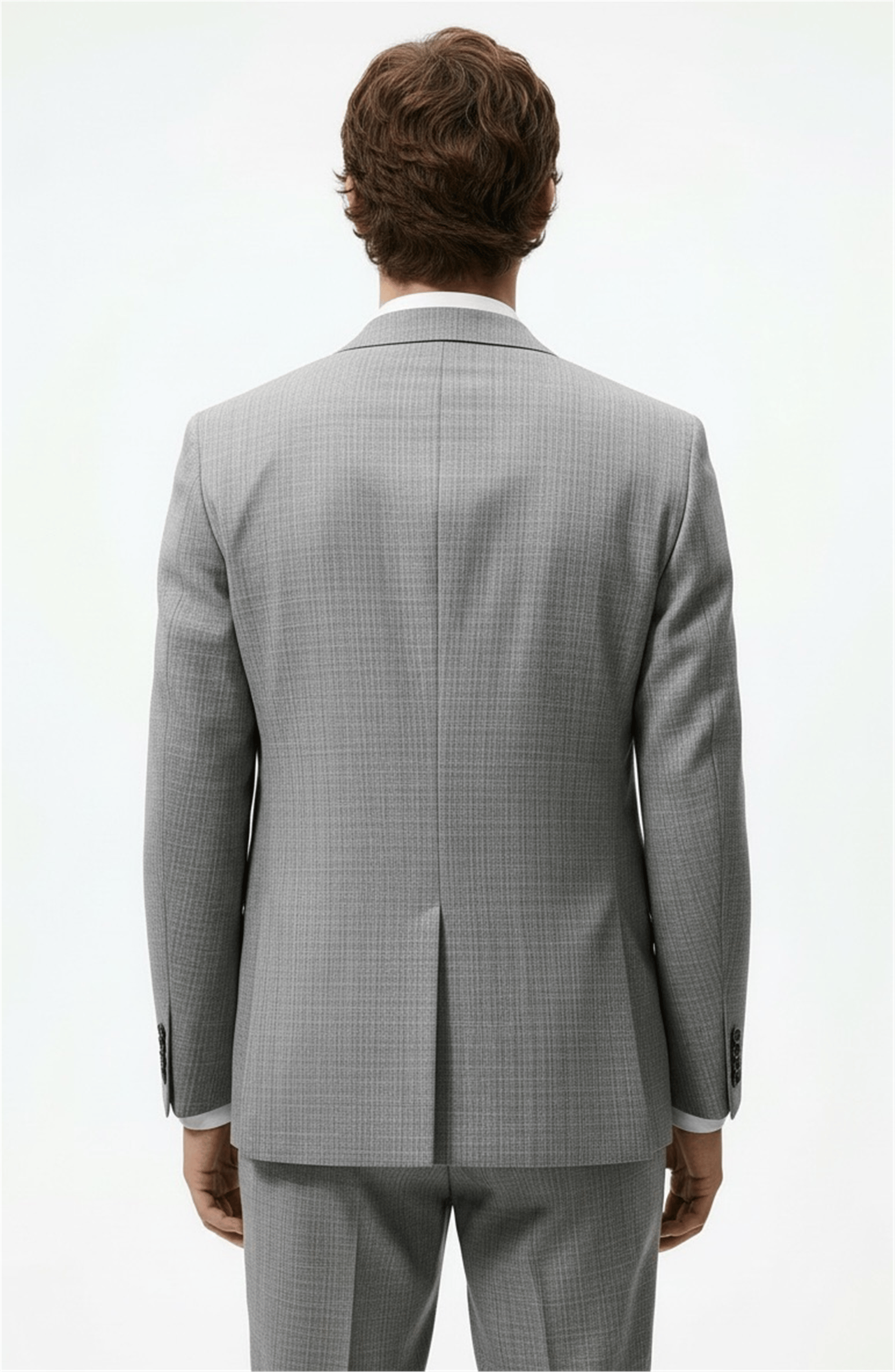Karakaşlı Gri Kareli Blazer