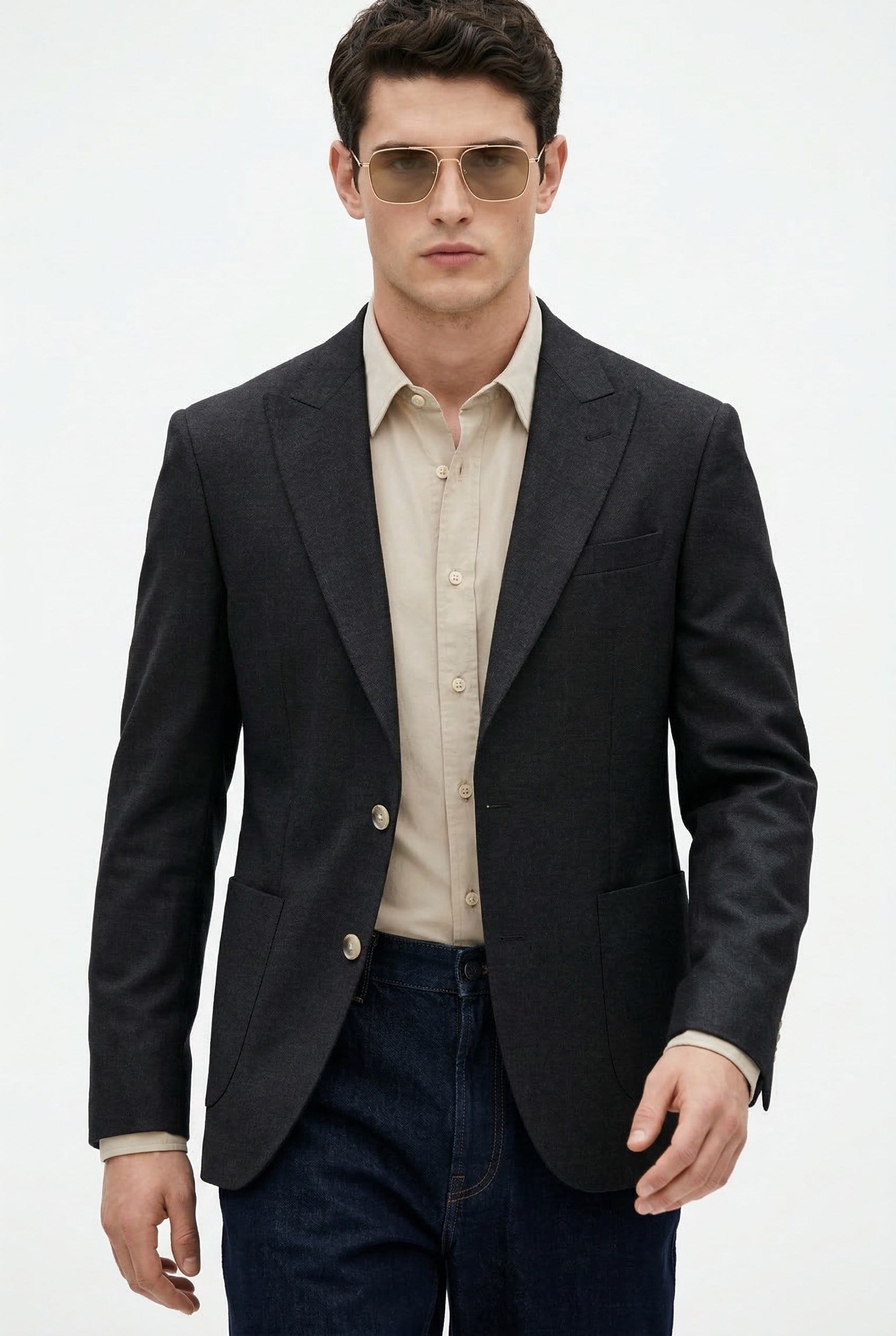 Karakaşlı Siyah Dimension Blazer