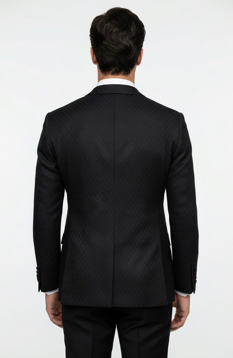 Karakaşlı Siyah Dimension Smokin Ceket