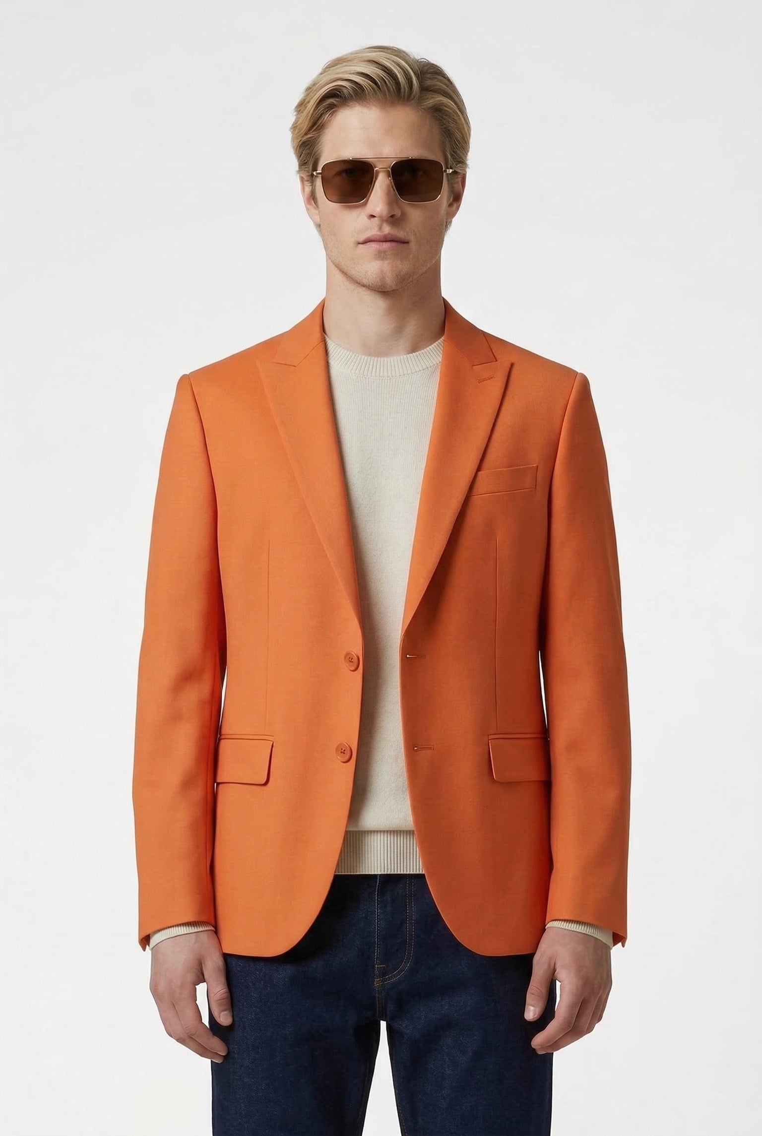 Karakaşlı Turuncu Blazer