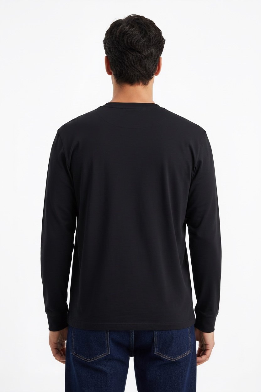Noir Essential Long Sleeve Tee