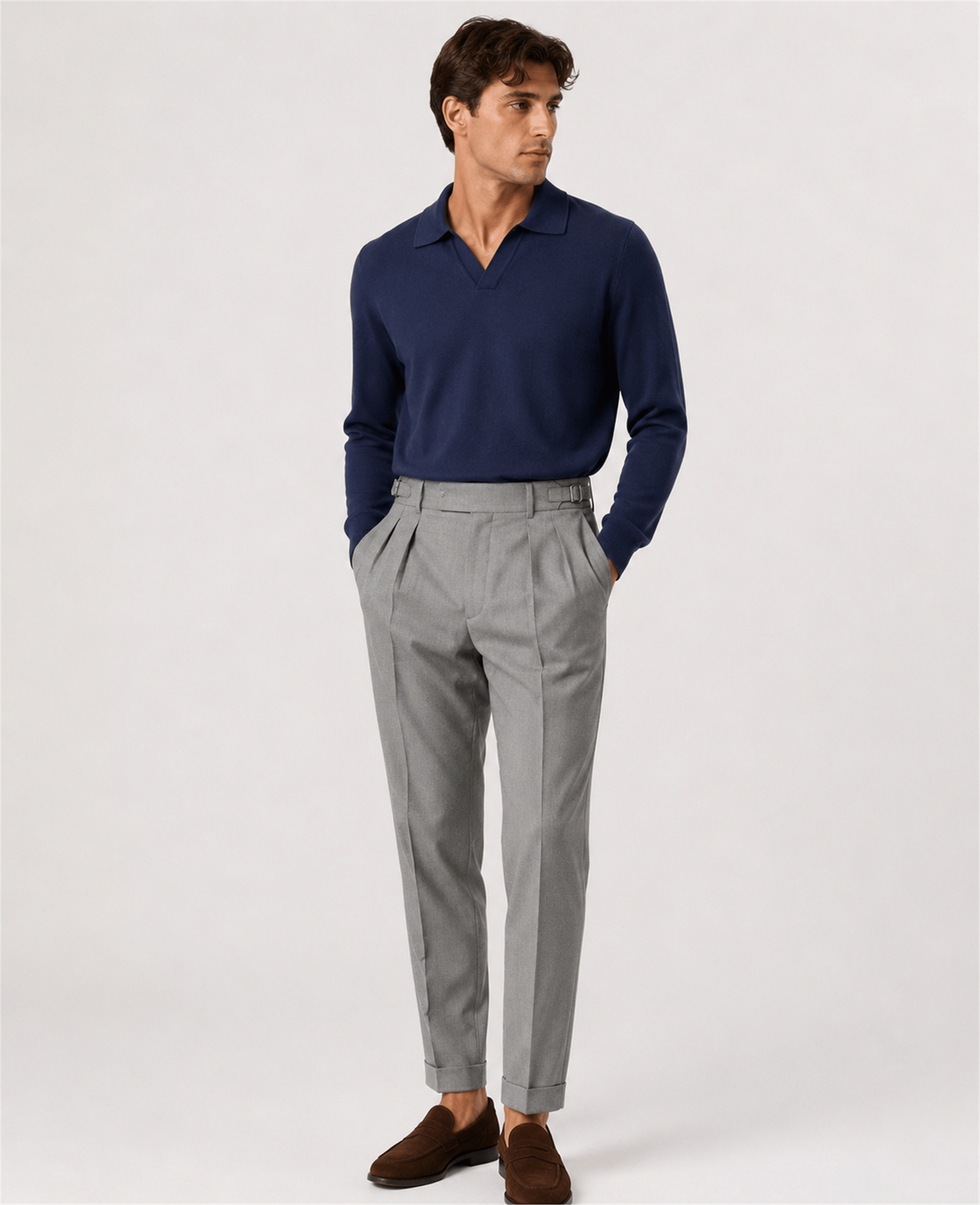 Noir Touch Polo Navy