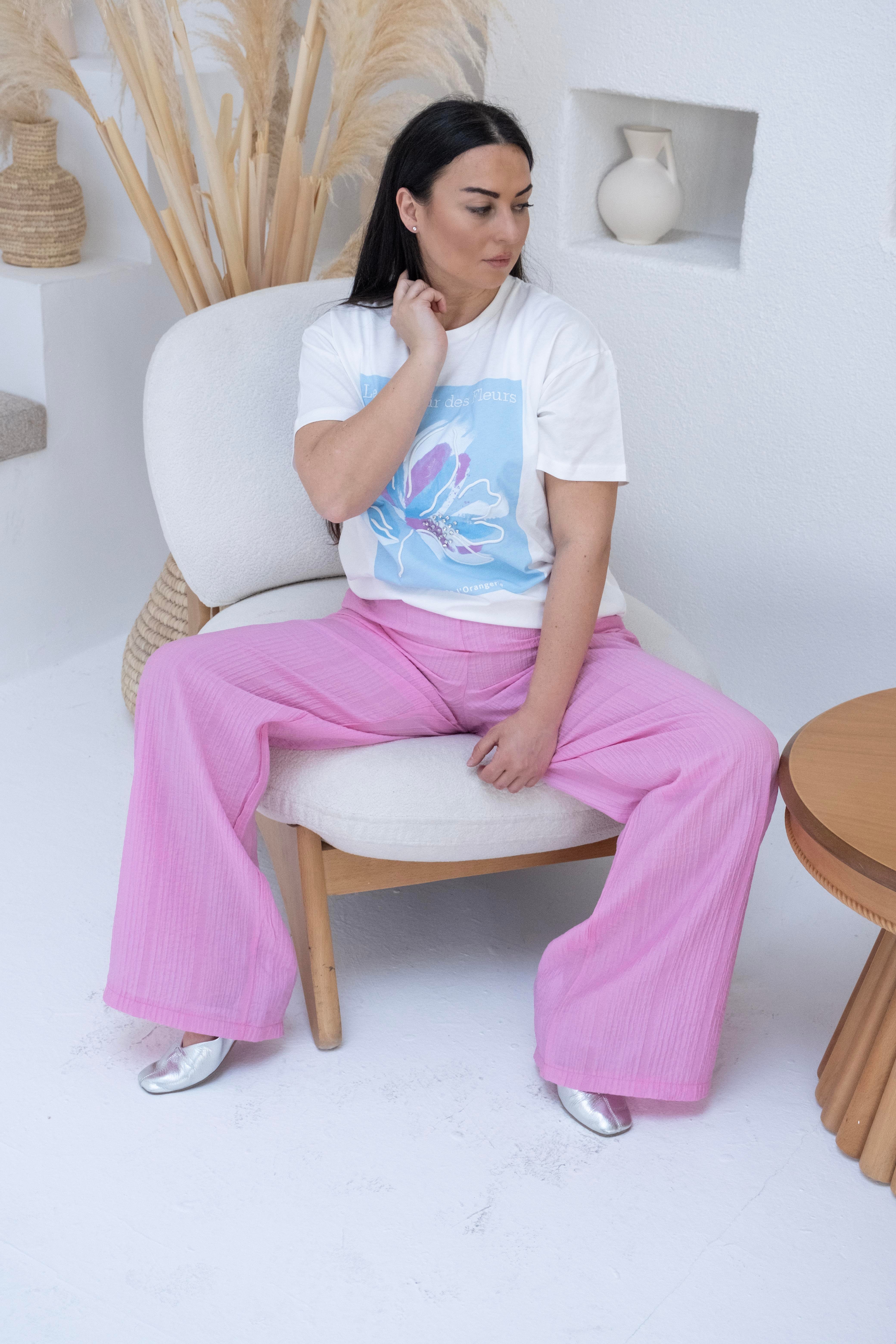 BÜRÜMCÜK PEMBE PANTOLON